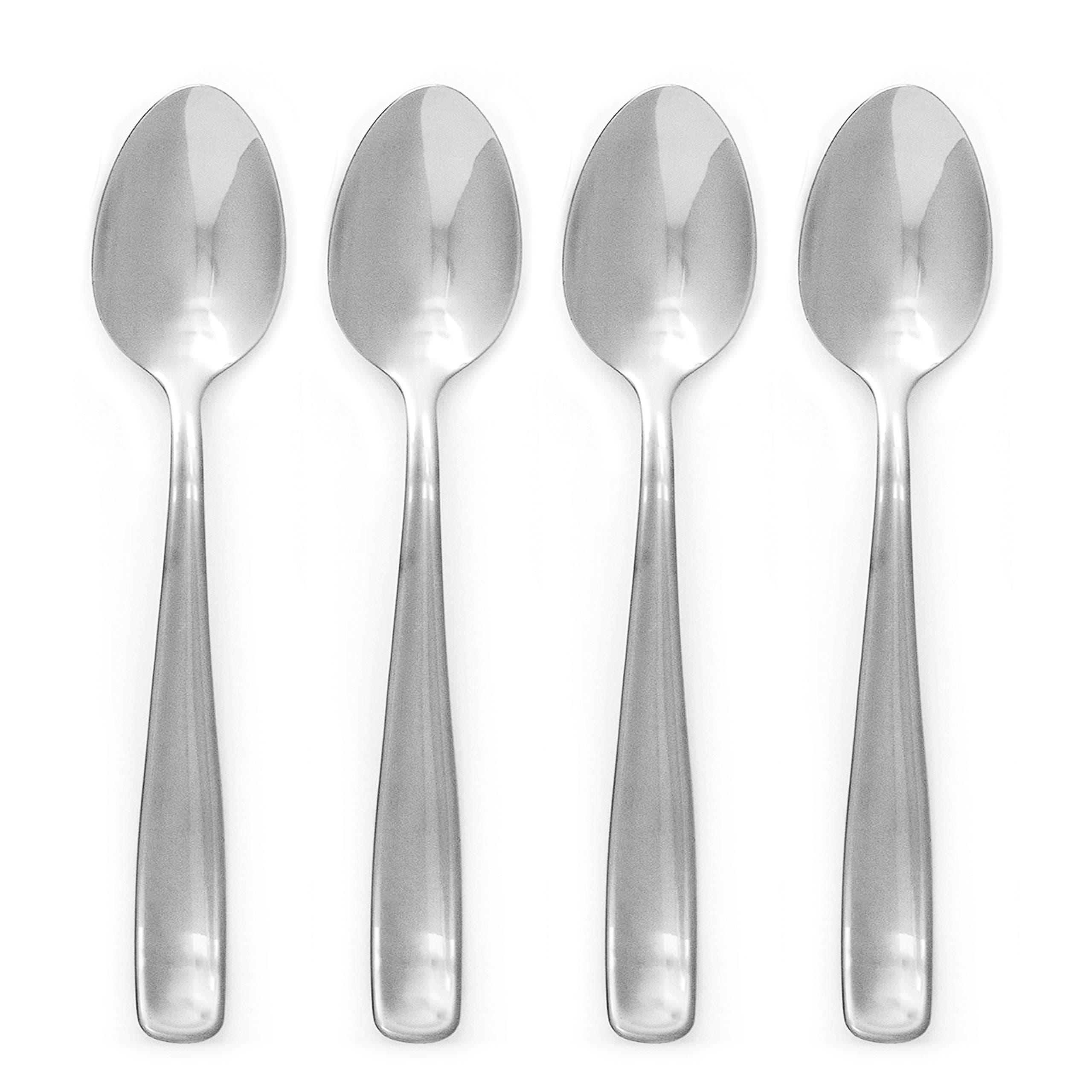 Hampton Forge Contour–4PieceTeaspoon Set, 5.1 x 2.5 x 5.1 cm, Stainless Steel