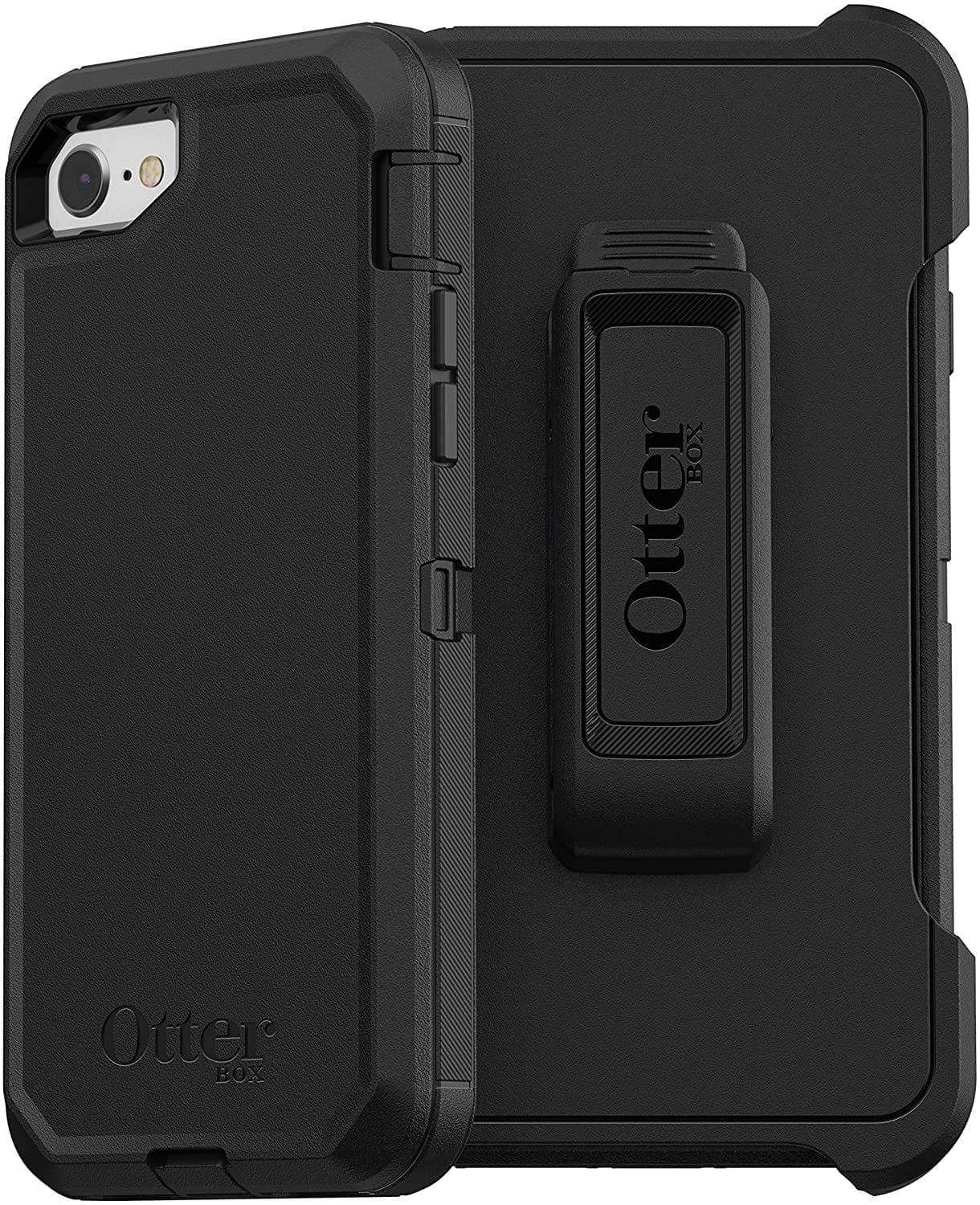 OtterBox Defender Case for iPhone 7/8/SE 2nd Gen/SE 3rd Gen, Shockproof, Drop Proof, Ultra-Rugged, Protective Case, 4x Tested to Military Standard, Black