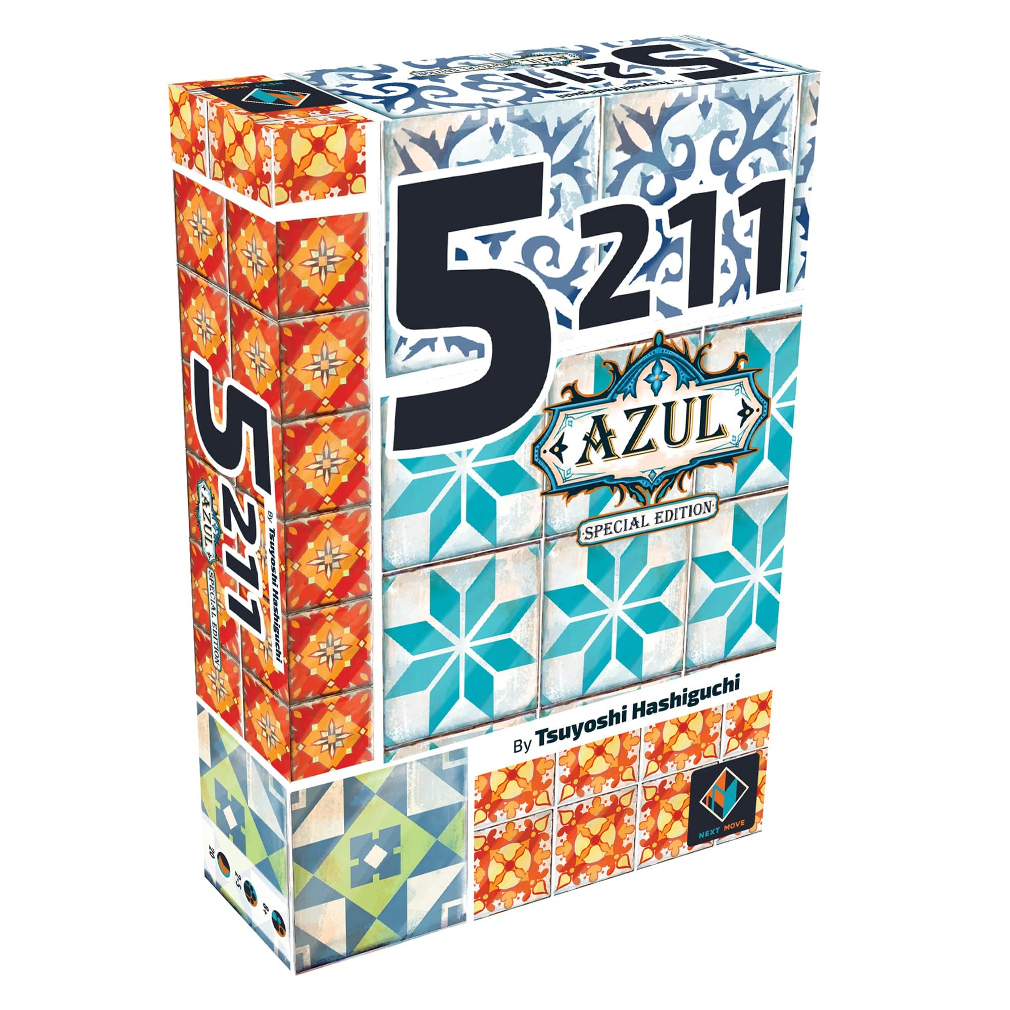 5211 Azul Edition Card Game - Fast-Paced Fun with Azul-Inspired Artwork, Stra...