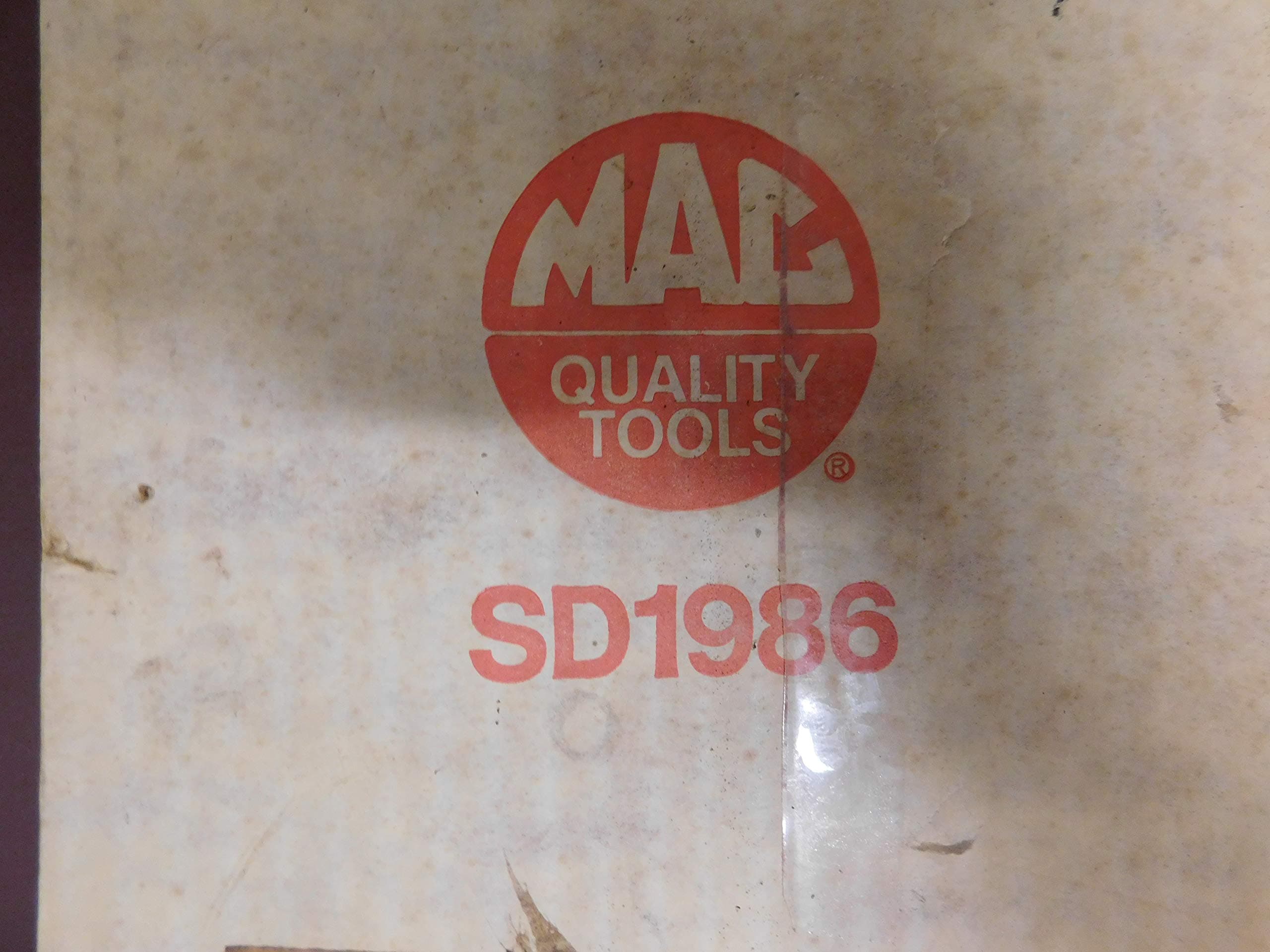 MAC TOOLS Limited Edition 24K GOLD PLATED 5 Piece Screwdriver Set, 1986, Part #SD1986