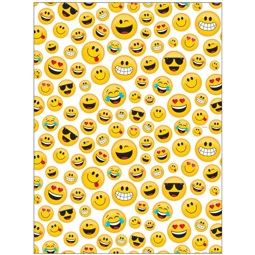 Creative Converting 329374 Show Your Emojions Plastic Photo Backdrop