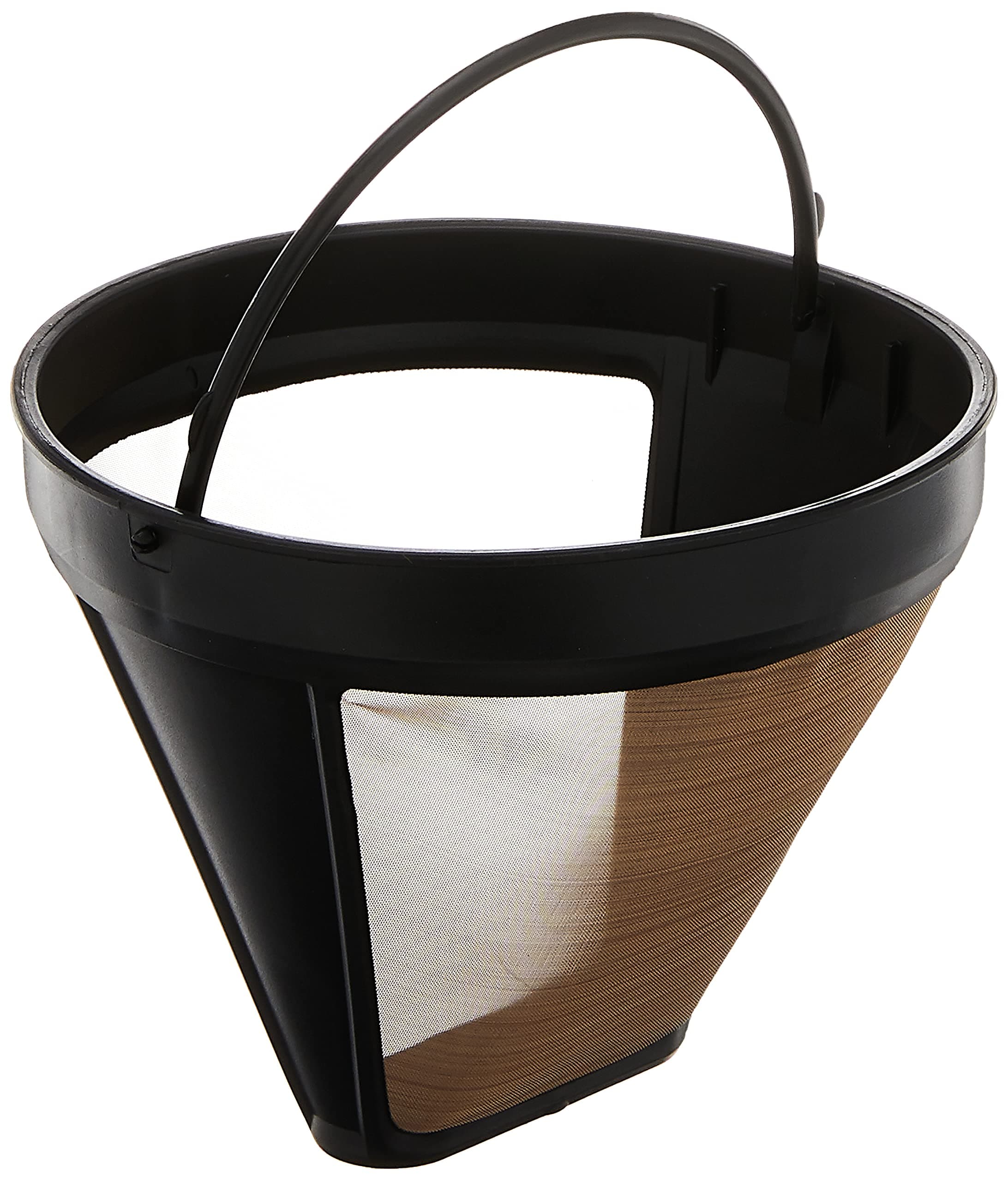 Braun Gold Tone Permanent Coffee Filter, Reusable #4 Cone Shaped, No Paper Filter Needed, Fits Coffee Makers Series 7 & Series 9, BRSC002