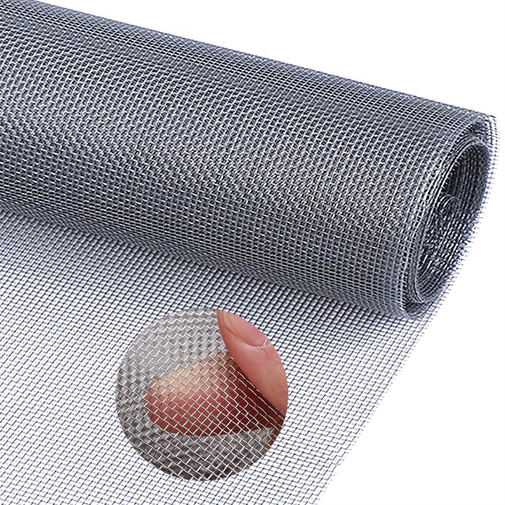 Filter Screen Sheets Stainless Steel Air Vent Mesh Cover Wire Mesh Roll 30x120cm Woven Wire 30 Mesh Sheet for Vents Cover Air Brick Garden