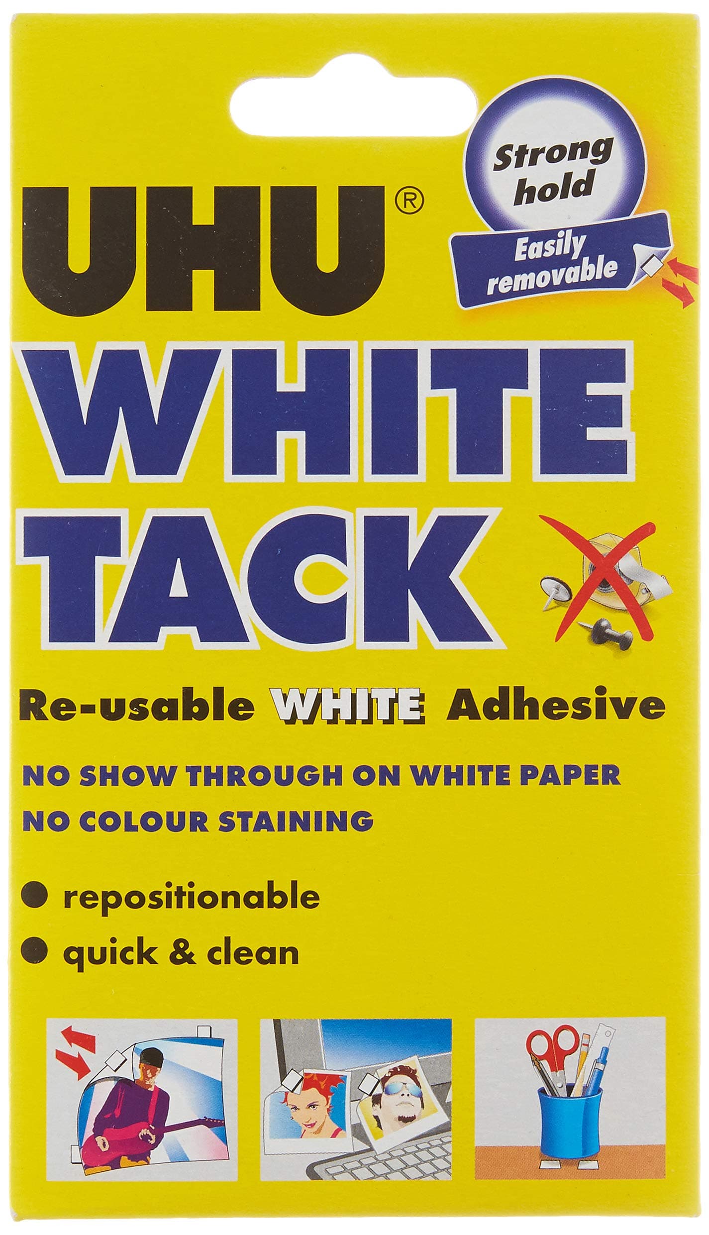 UHU 3-42196 Tack Handy - White