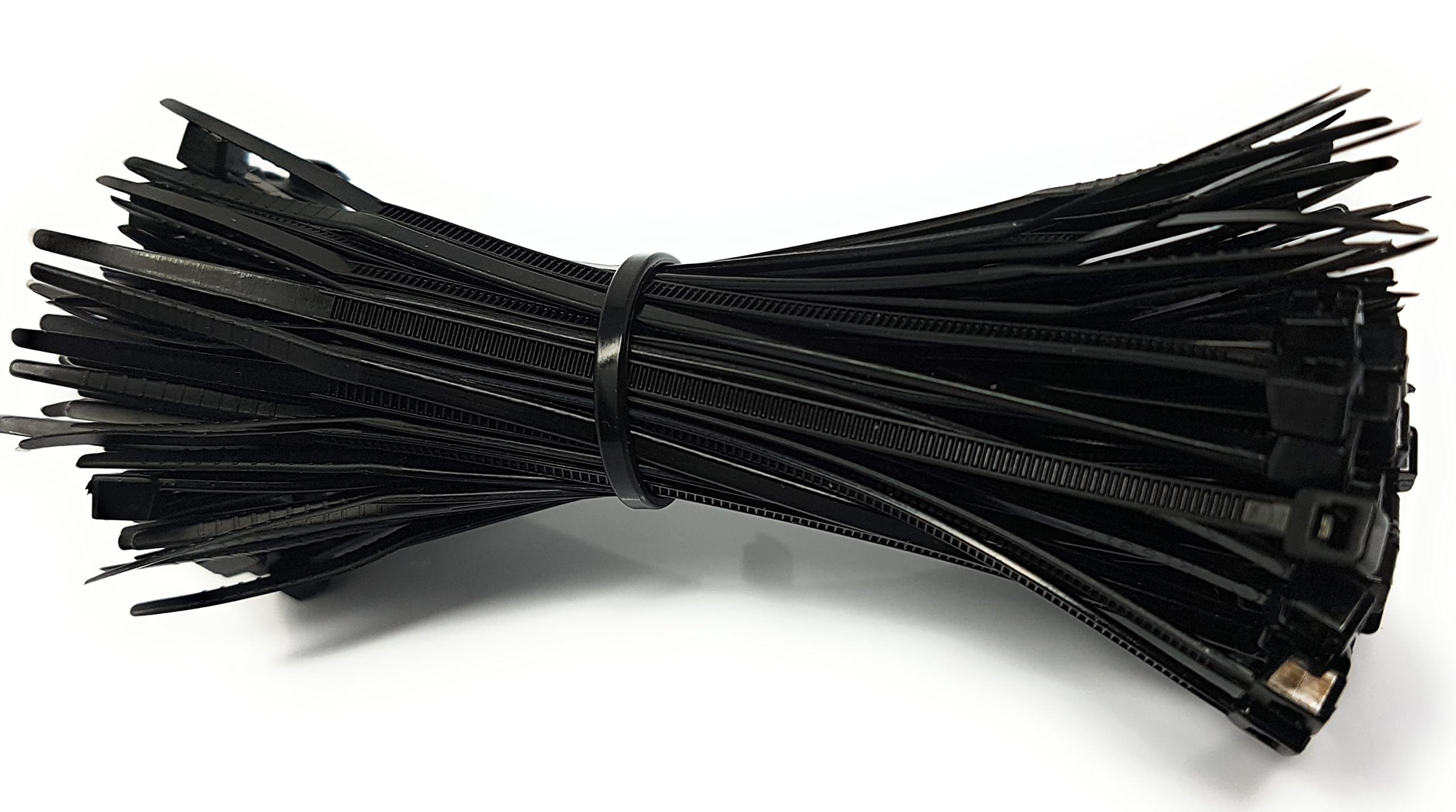 Reulin 100 Pcs Cable Ties 100 x 2.5mm Black