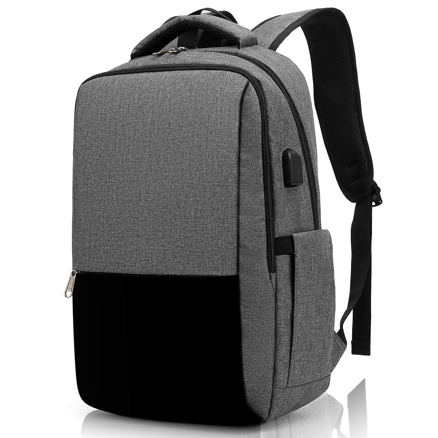 Laptop Backpack Men's Work for 15.6 Inch Notebook, Water-Repellent School Backpack for Work, Outdoor, Travel, Camping