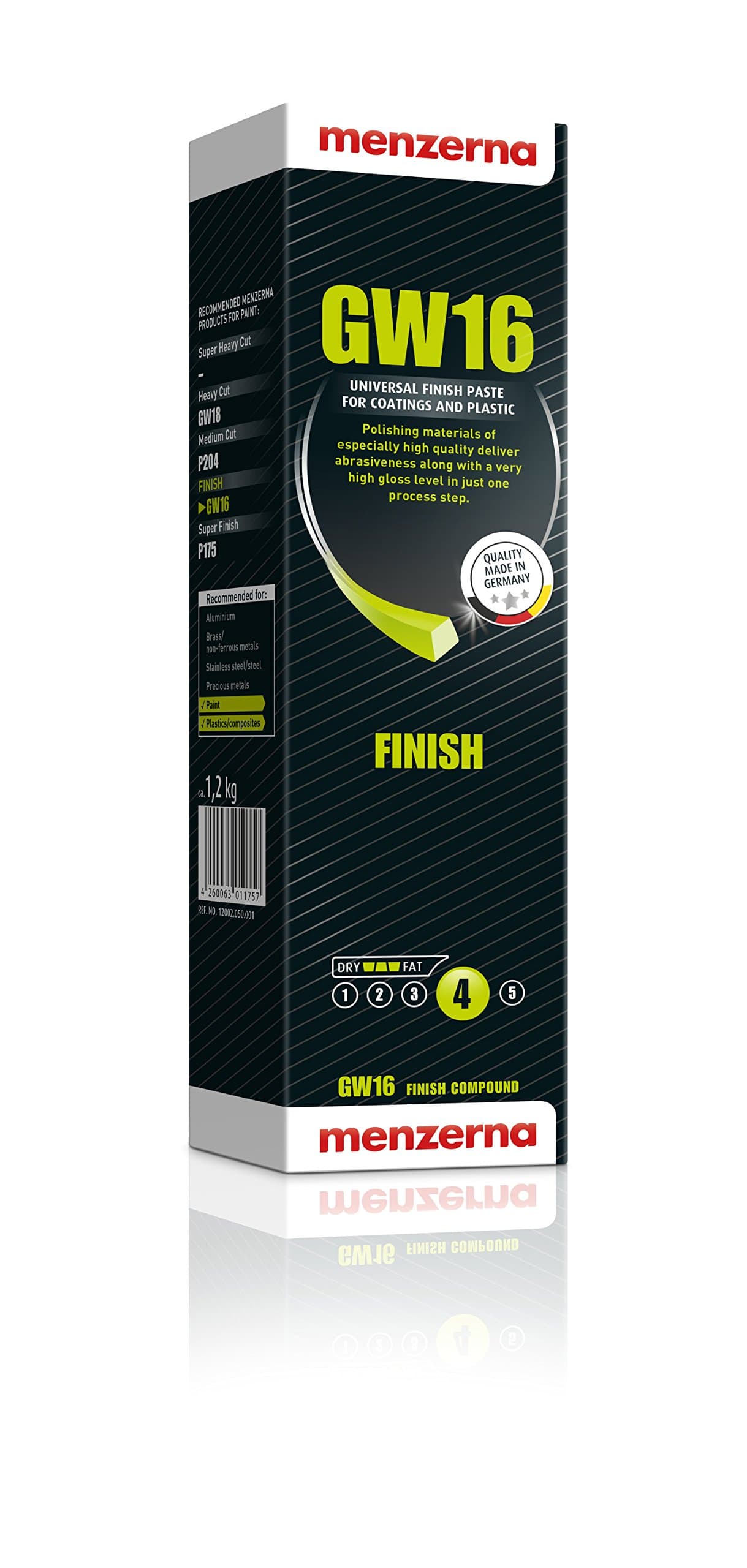 GW16 Universal Polishing Solid Finish Paste for Coatings and Plastic 1,2kg