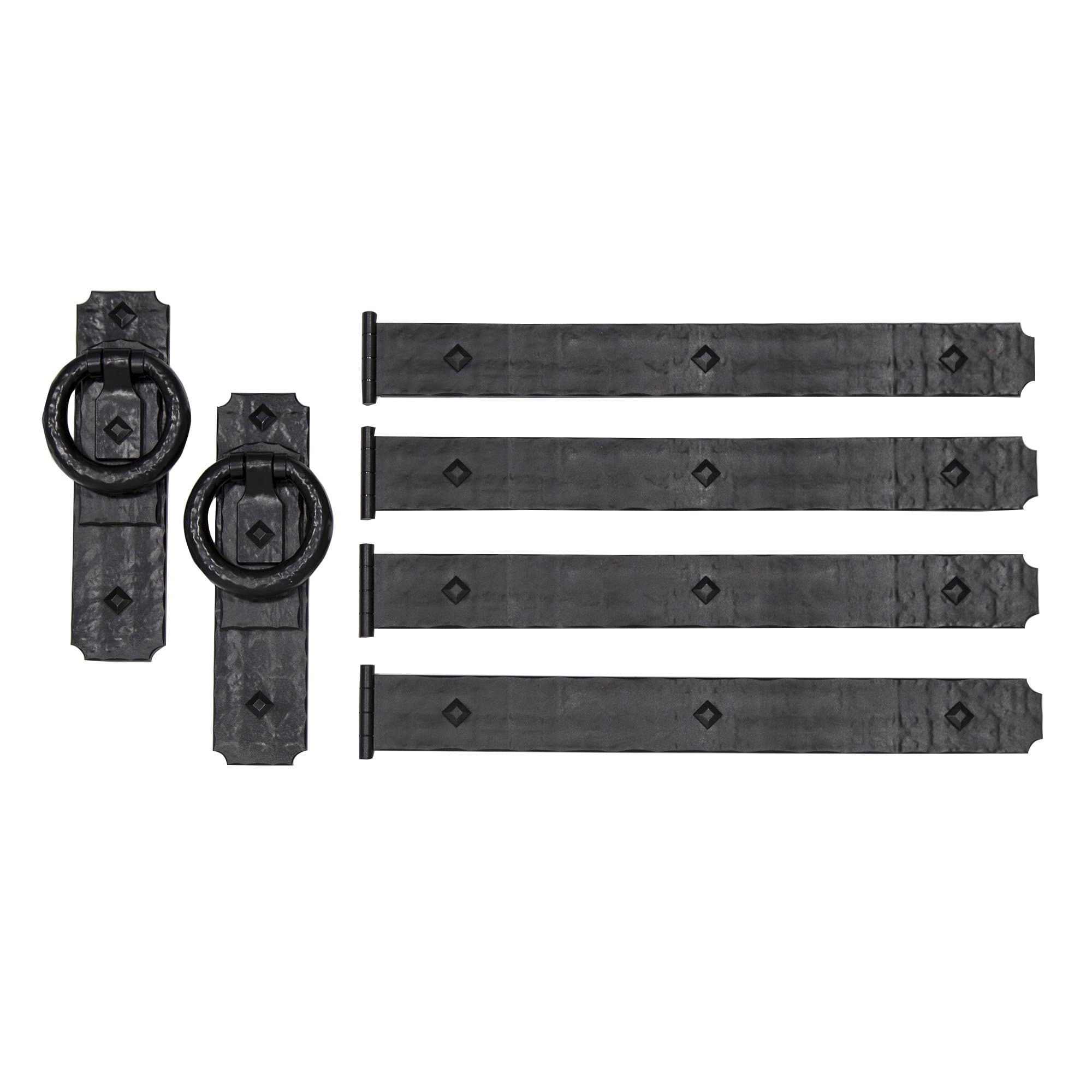 Creative Hardware Rustic Rings Magnetic Garage Door Hardware (6 Piece)