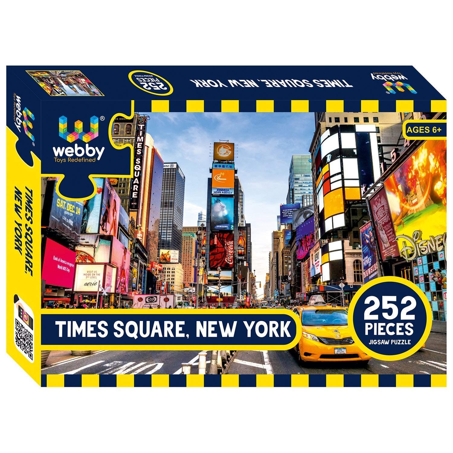 Webby Times Square, New York Jigsaw Puzzle, 252 Pieces