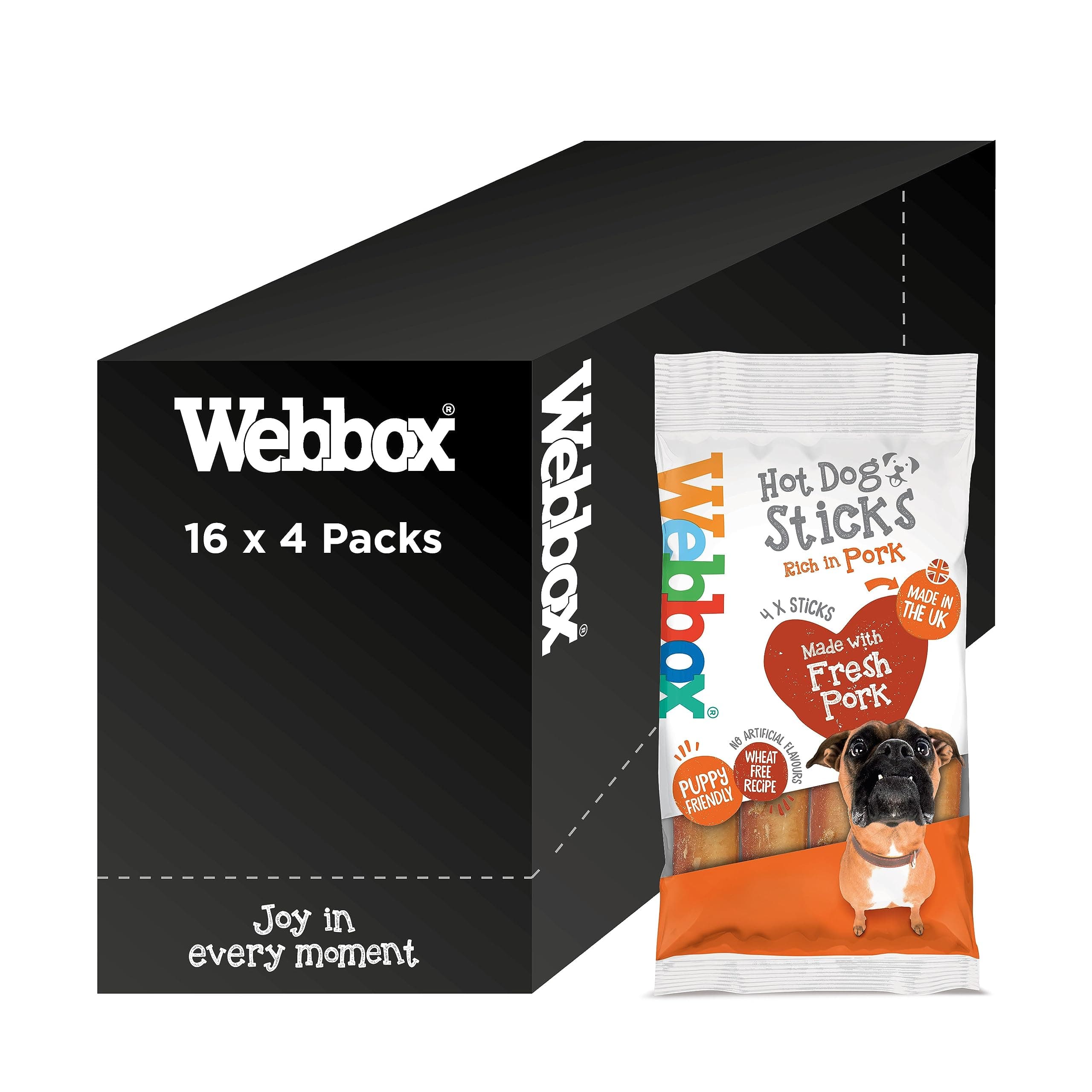 Webbox Hot Dog Sticks, Pack of 16