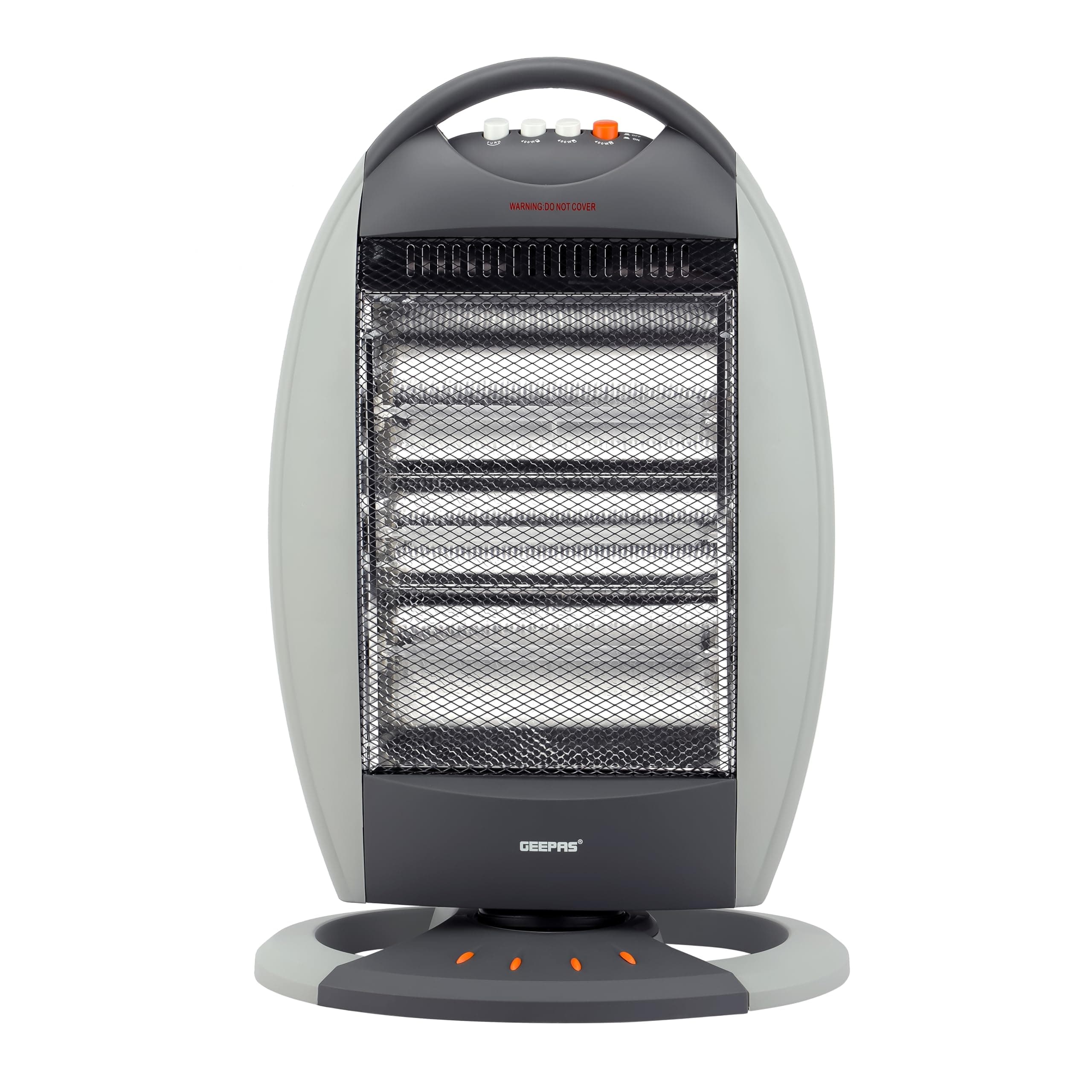 Halogen Heater, 3 Heating Power, GHH9107 | Oscillation Function | Safety Tip-Over Switch | Carry Handle | Portable Heater for Home, Office, Etc