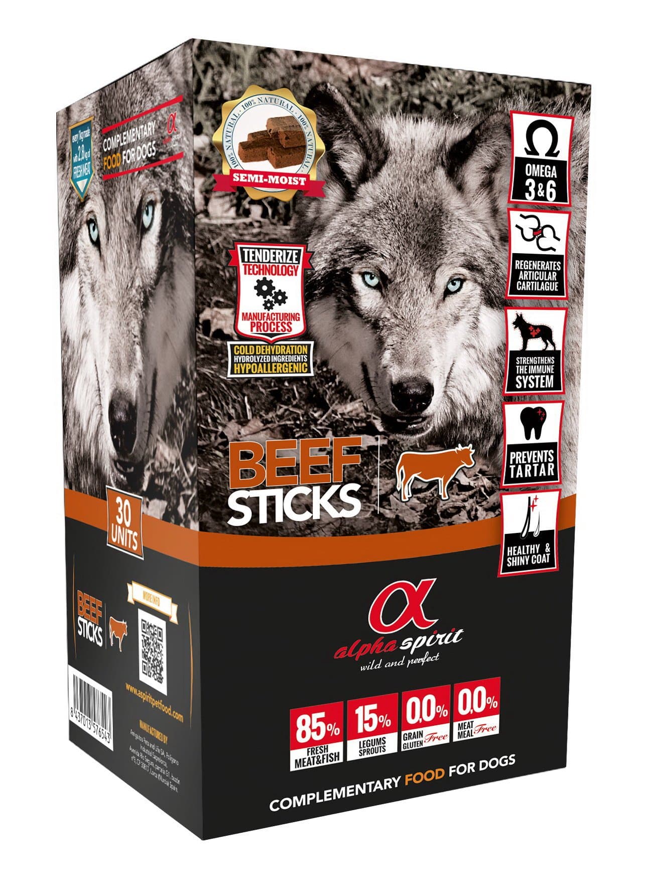 Alpha Spirit Beef Sticks 30 Pack