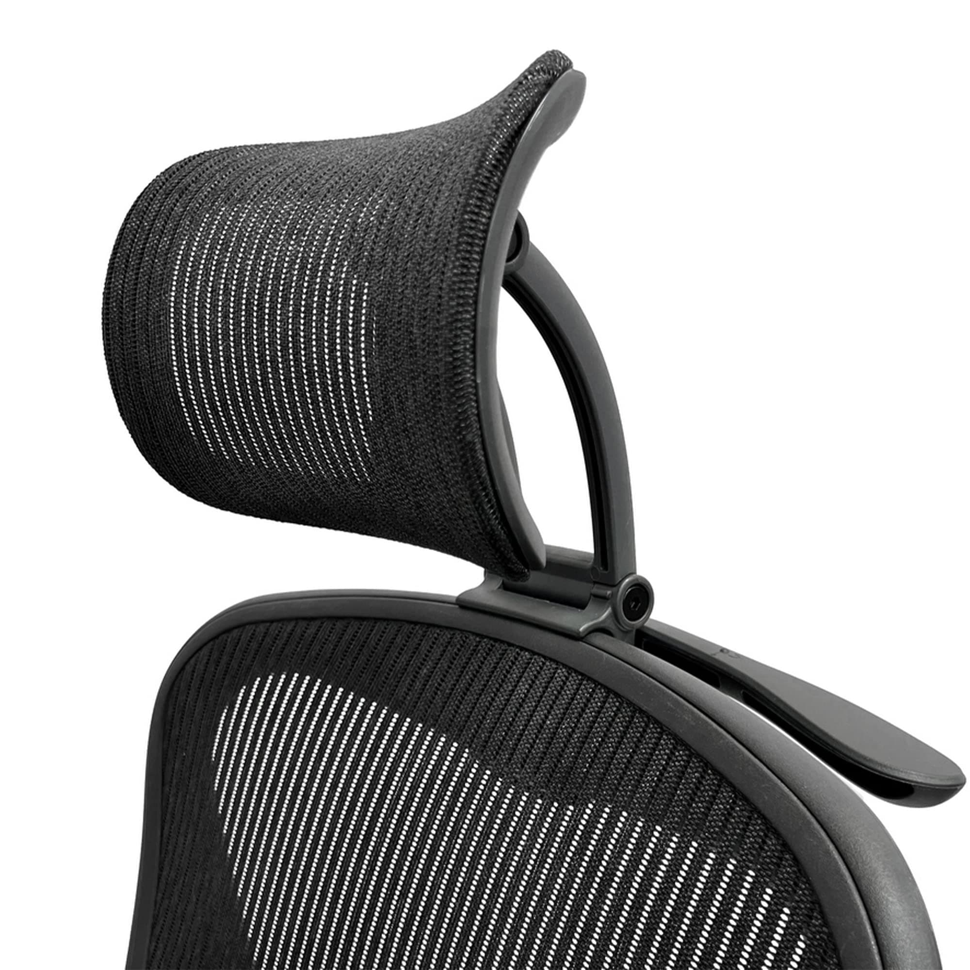 Headrest Attachment Compatible with Herman Miller Aeron Fully Adjustable Height & Tilt, Removable Coat Hanger Available Color for Classic.