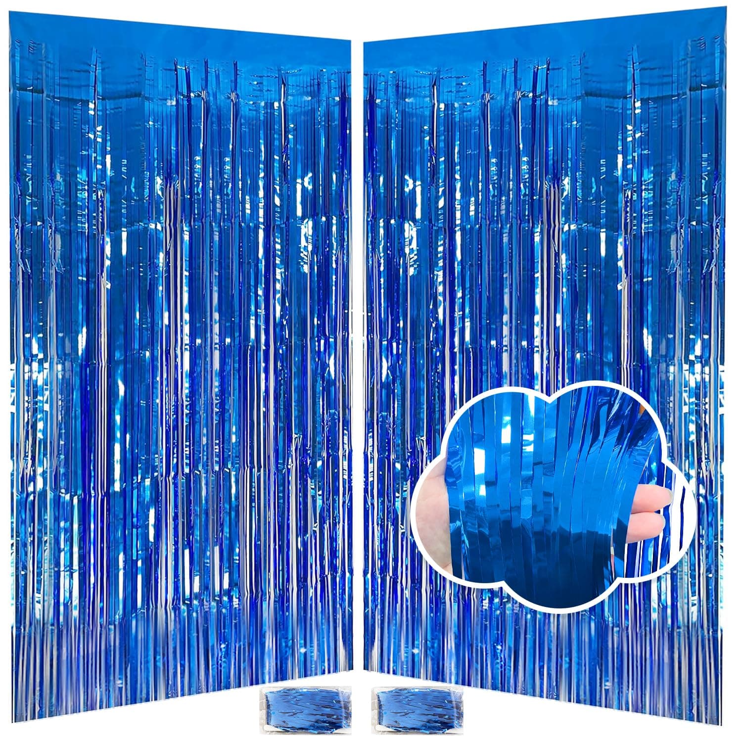 Screen Blue Streamers Party Decorations