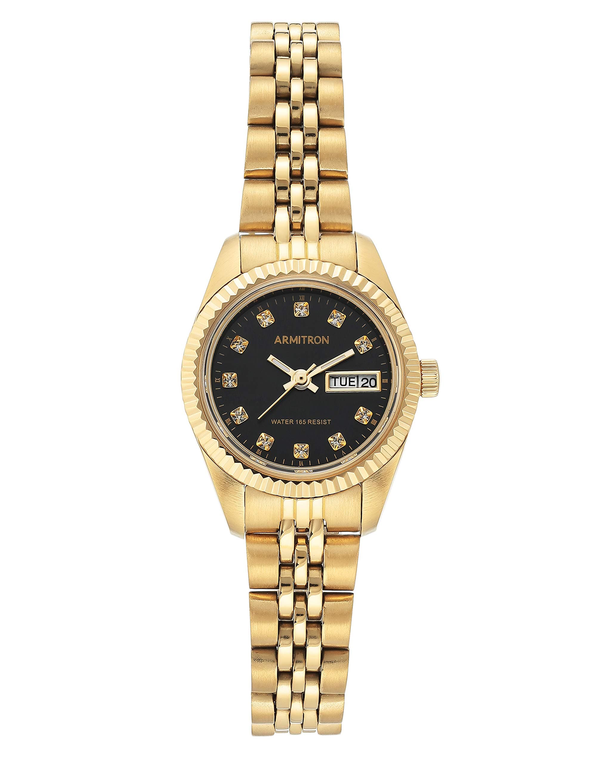 Crystal Accented Bracelet Watch