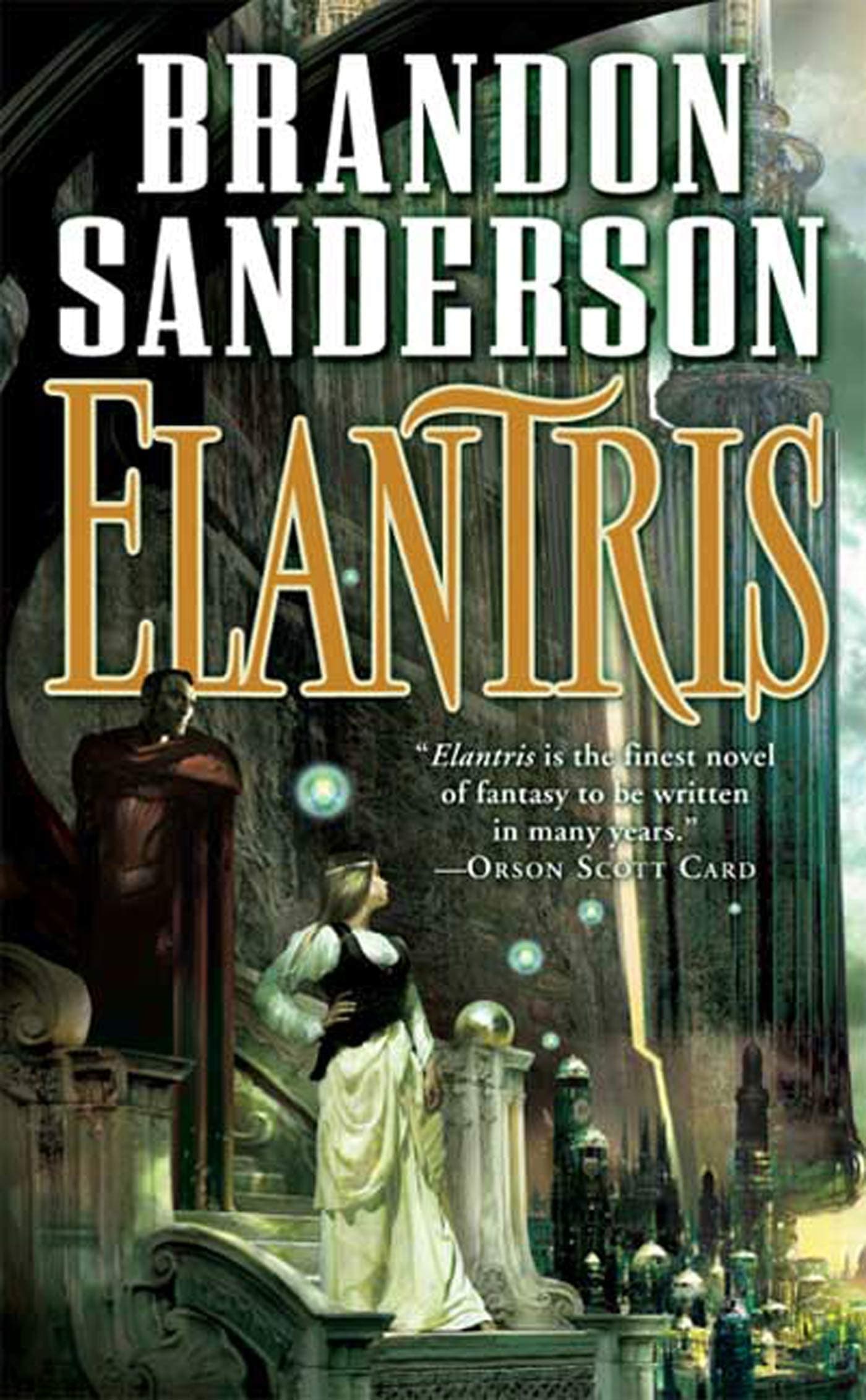 Elantris by Brandon Sanderson - Paperback