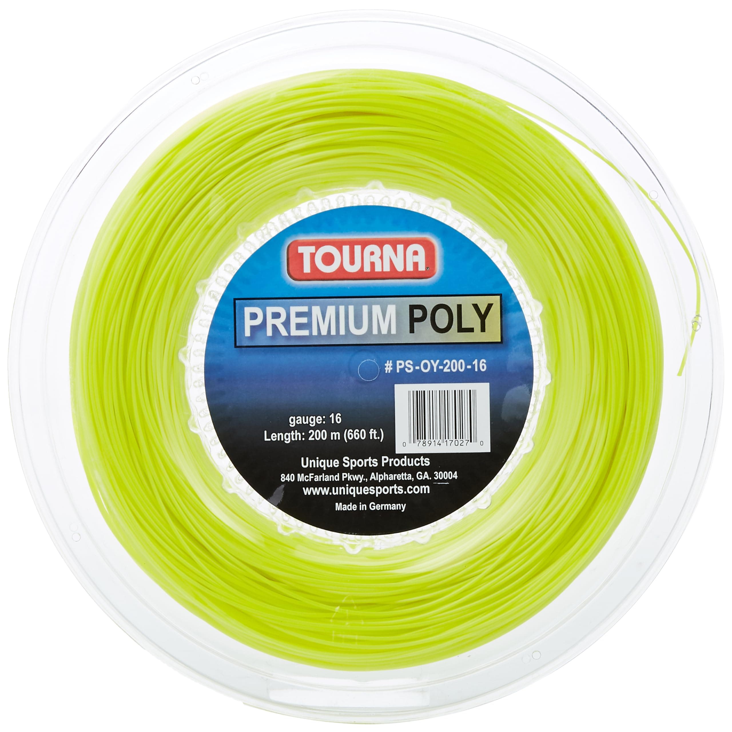 Tourna Premium Poly Durable Tennis String