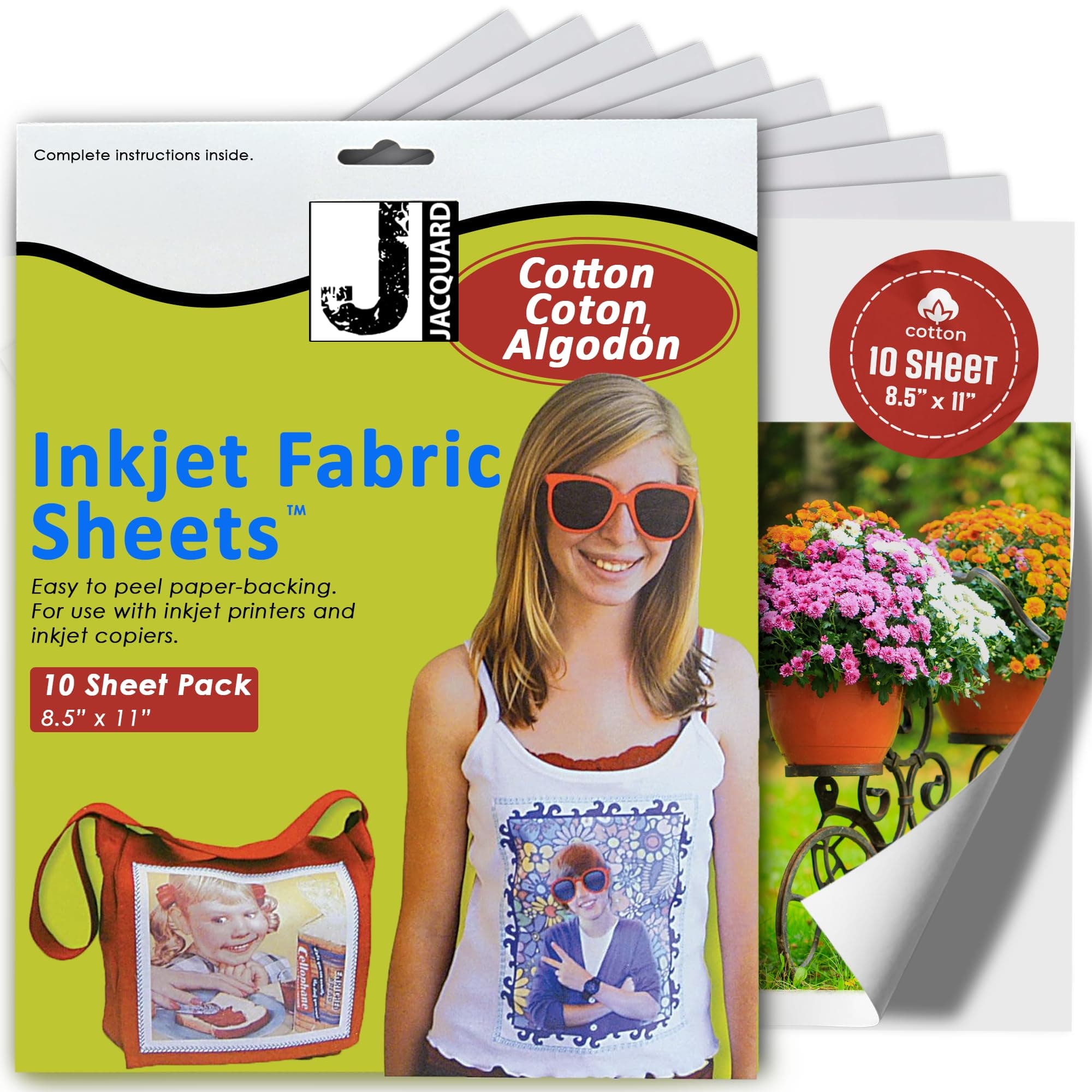 Jacquard Inkjet Cotton 8.5X11 10 Pack
