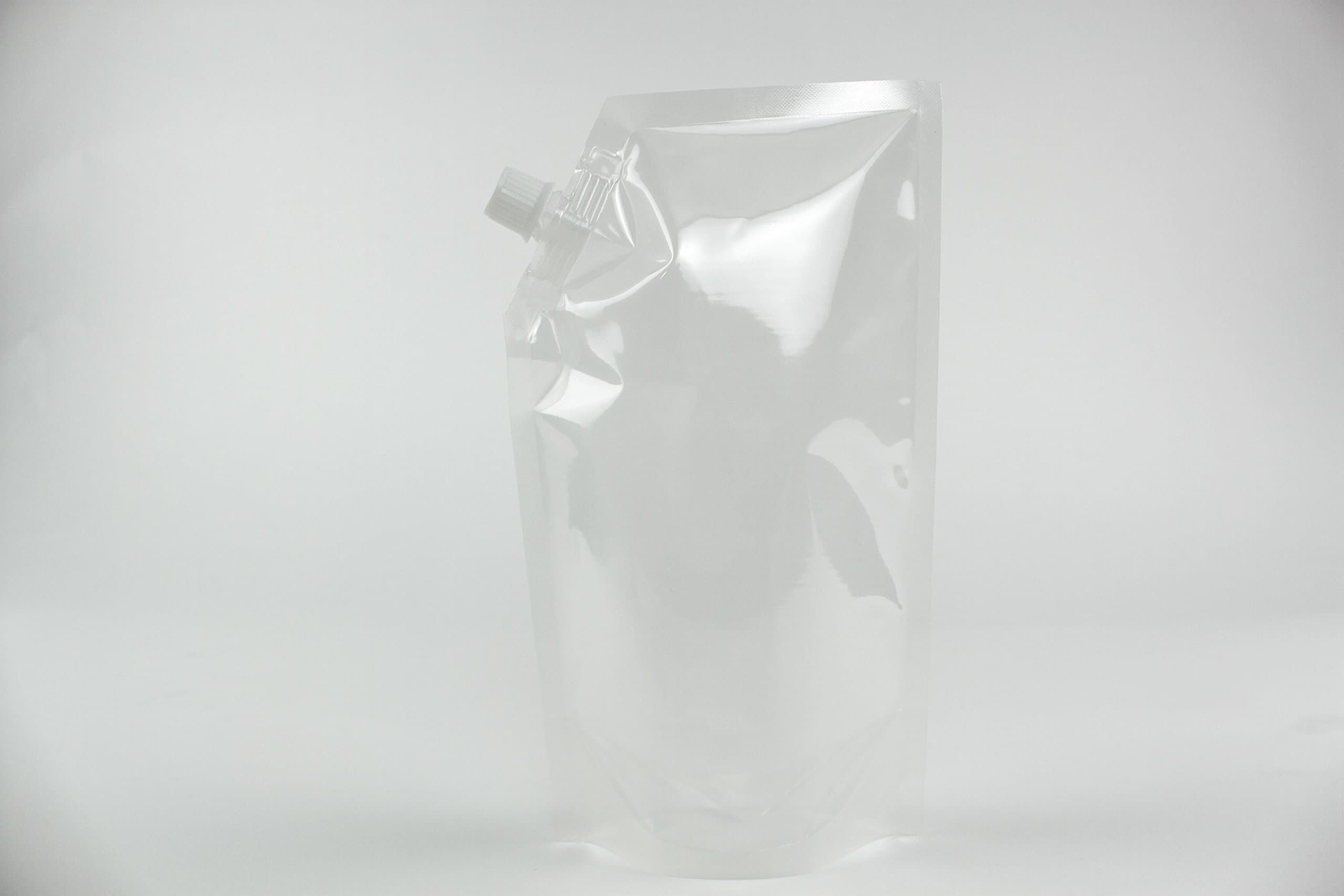 (50) 5.5” X 9.0” X 3.0” OD Transparent Spout Bags