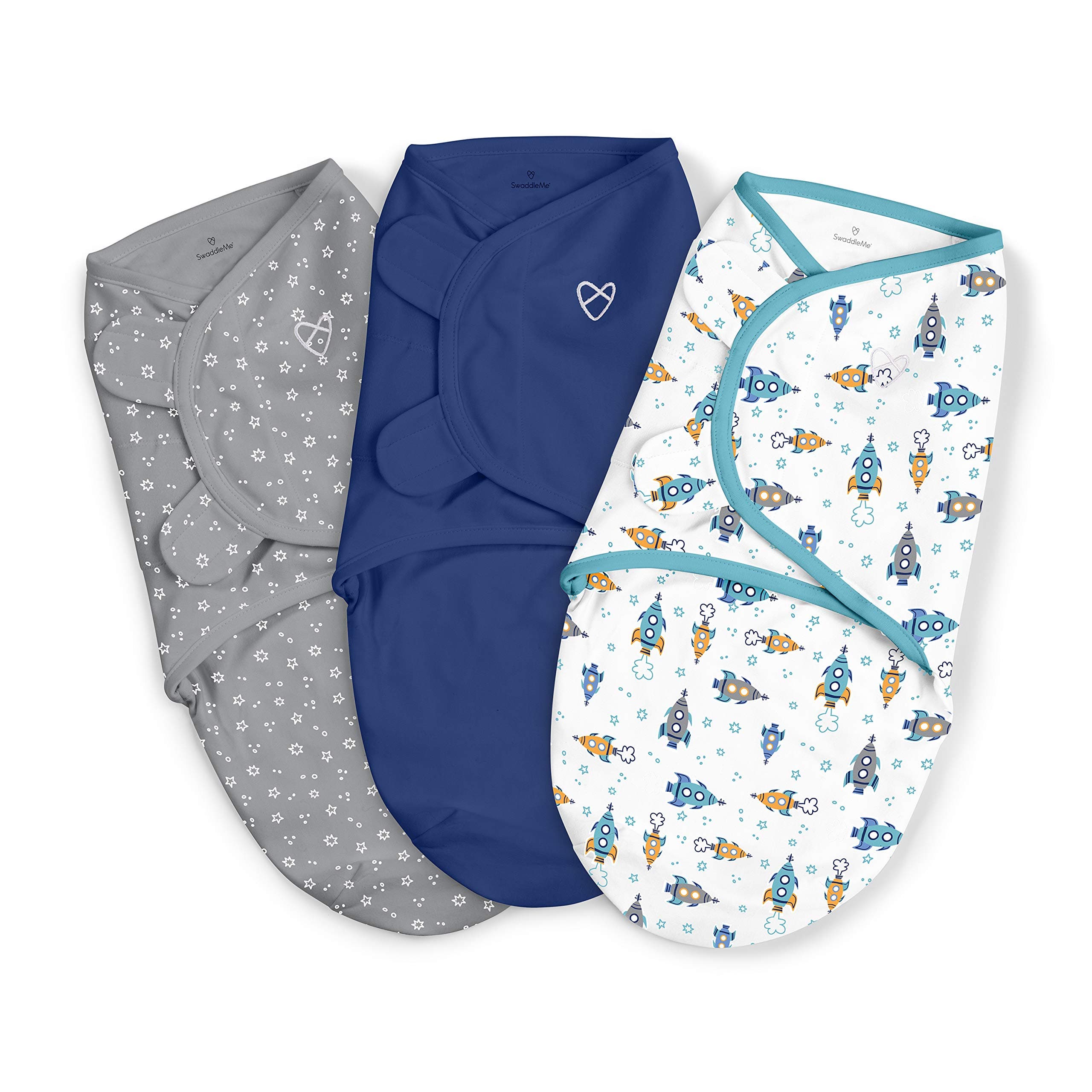 SwaddleMe Original Swaddle 3-PK, SuperStar (LG)