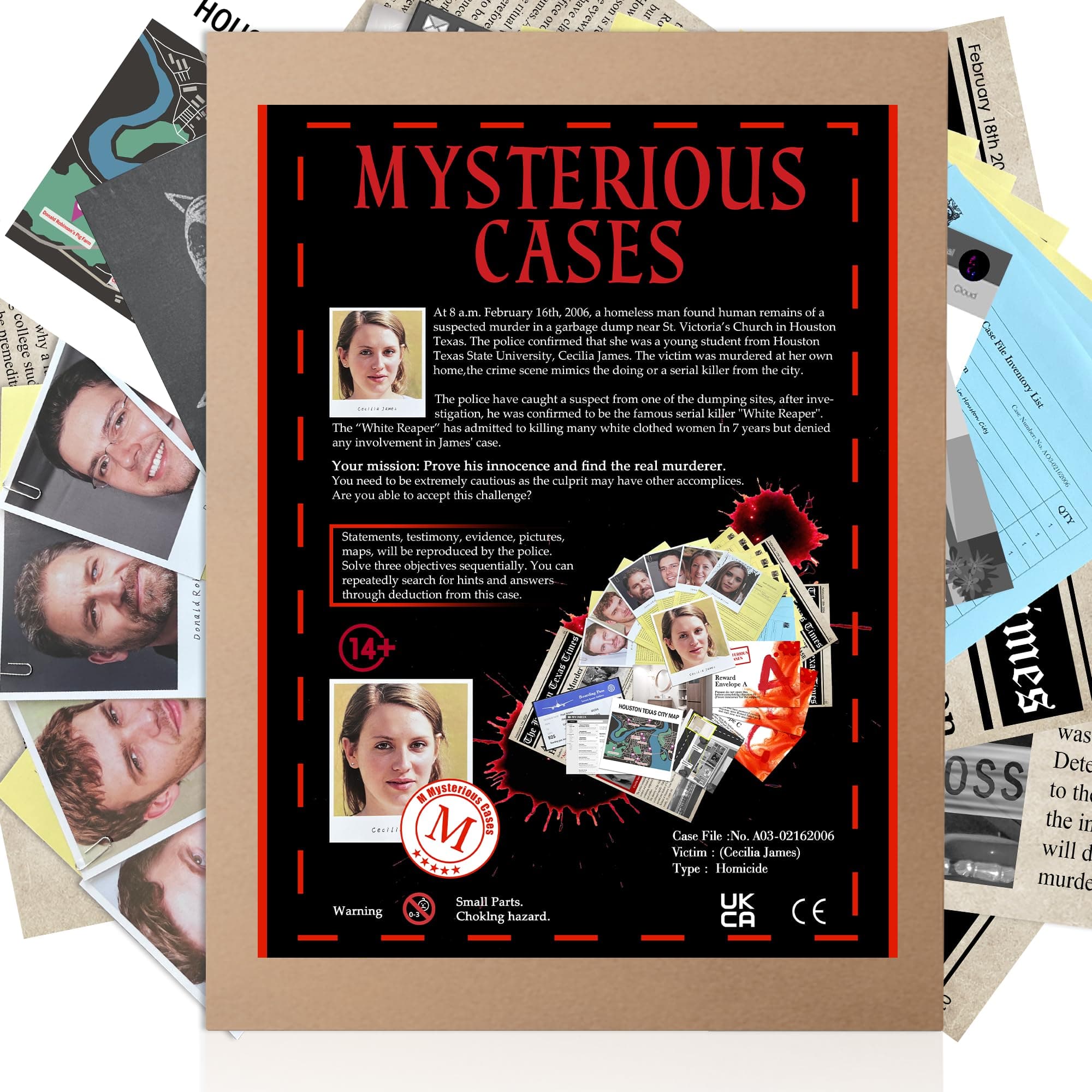 Unsolved Murder Mystery Game Crime Solving Games Detective Evidence Murder Investigation Crime Cold Case Game - Can You Solve The Murder Case?