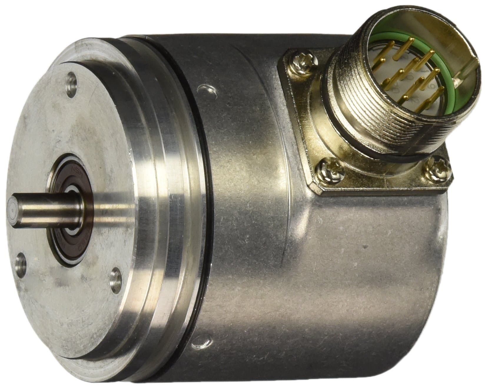 Hengstler 0522114 RI58-O/1000ES.41KH Incremental Encoder, 6 mm Solid Shaft, 1000 Pulses, Grey