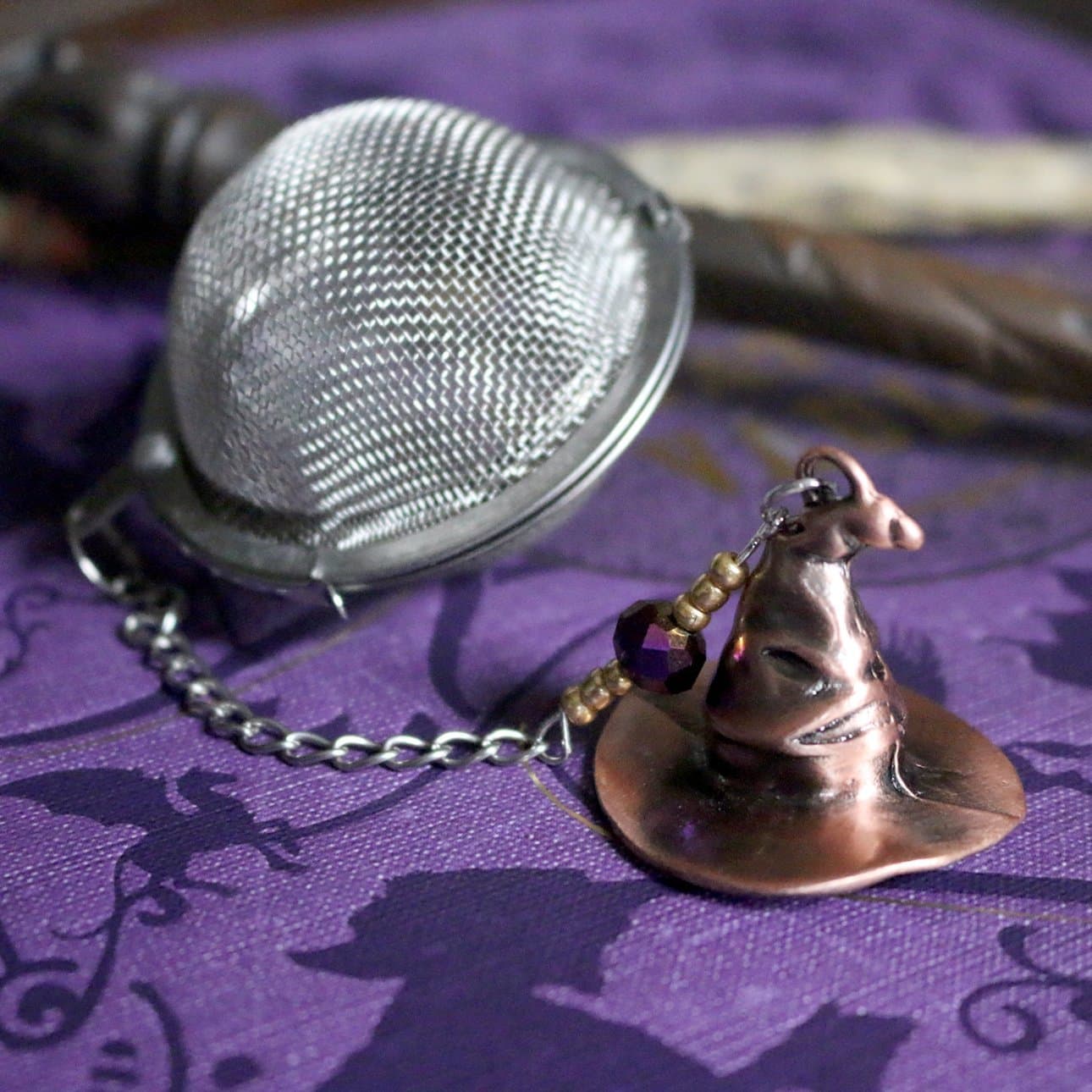 Sorting Hat Beaded Mesh Tea Ball Infuser