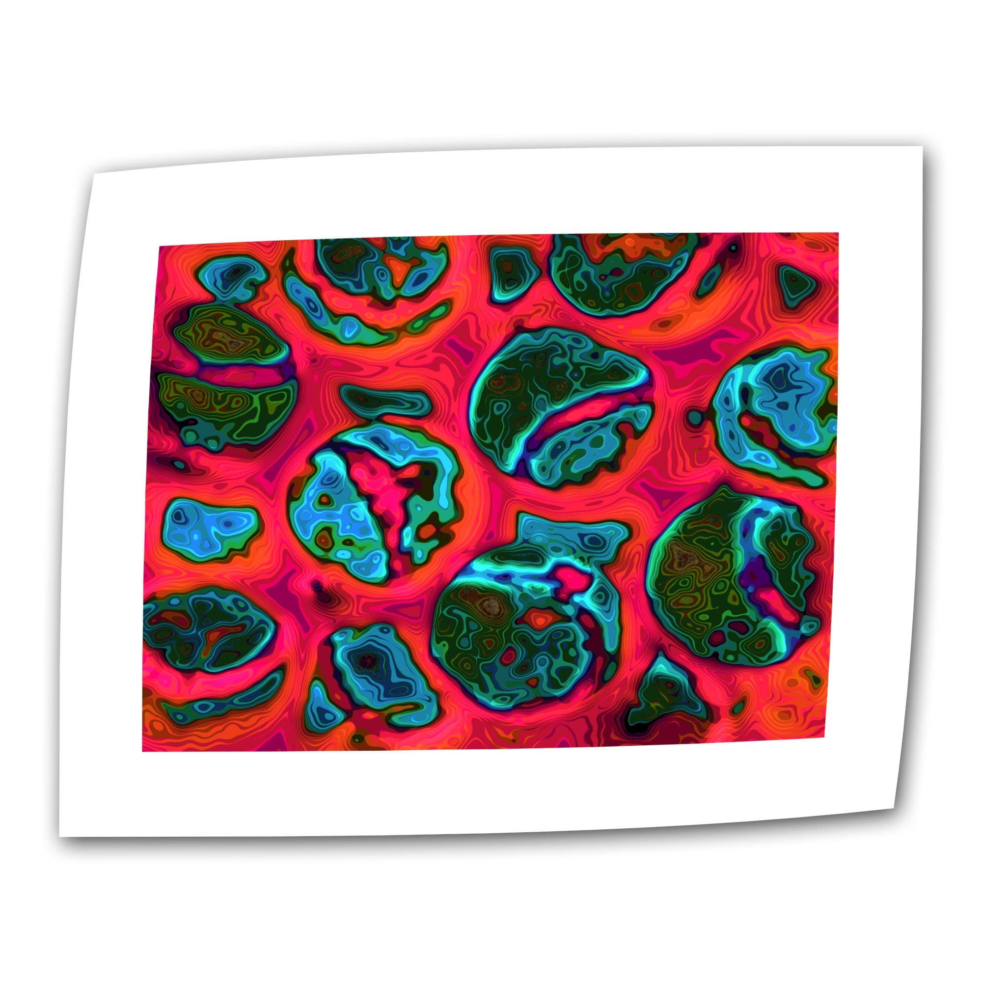 Art Wall APB Studios Lily Pads Canvas Art with 2-Inch Accent Border, 18 by 24-Inch