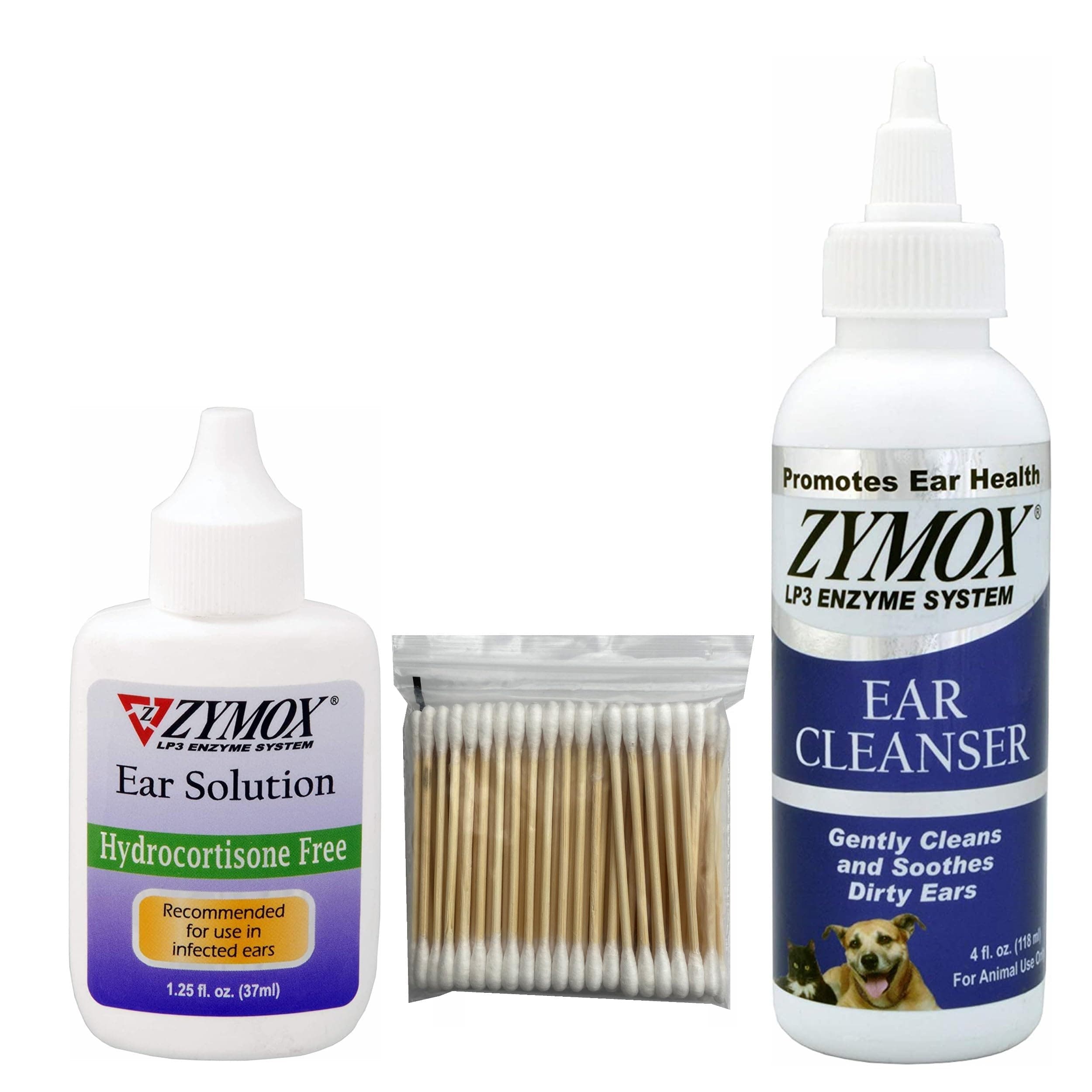 HDPZymox Retail Solution and Ear Cleaner Hydrocortisone Free Bundle Size:Cortisone Free Solution and Enzymatic Cleanser