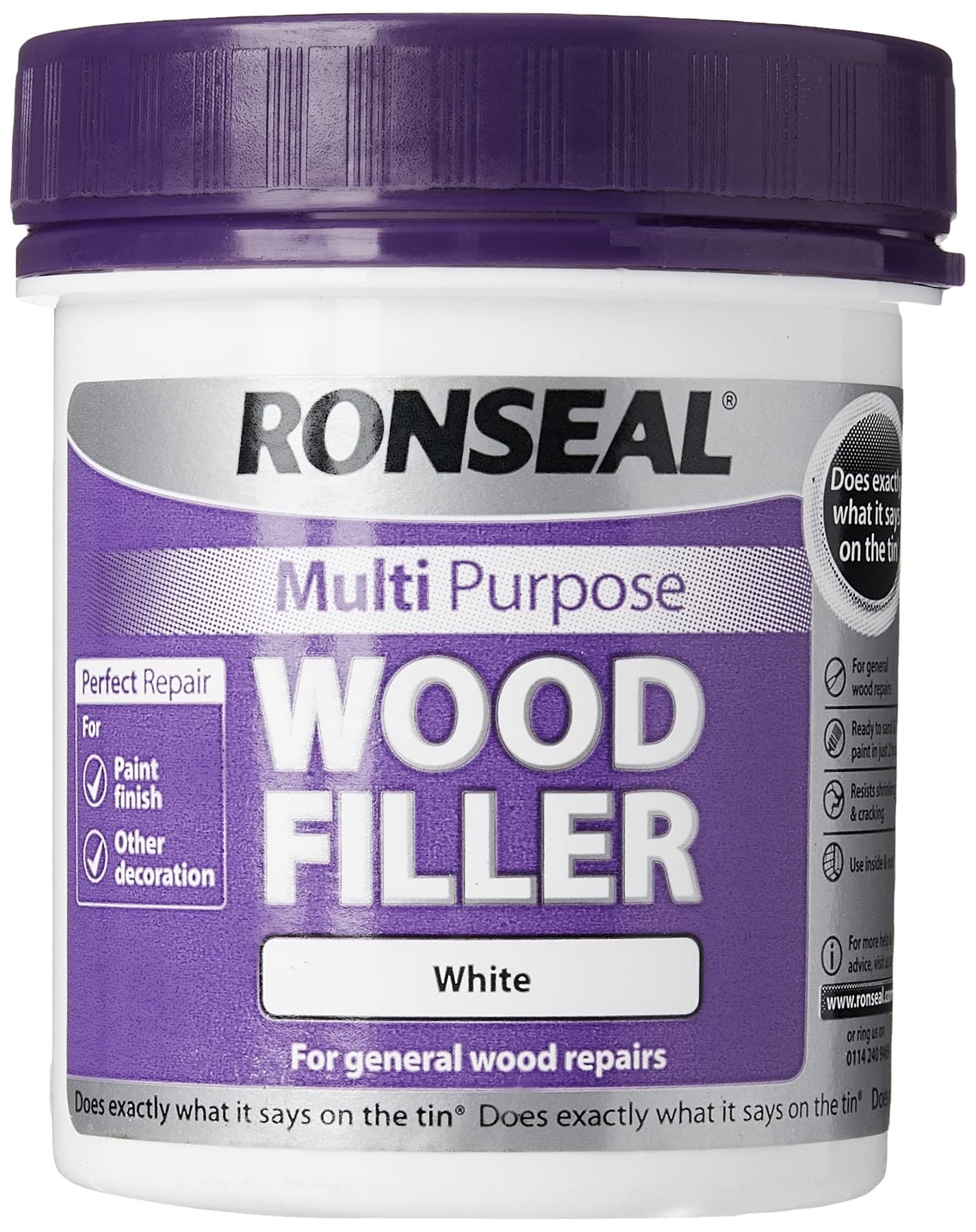 Multi-Purpose Wood Filler - White 250g