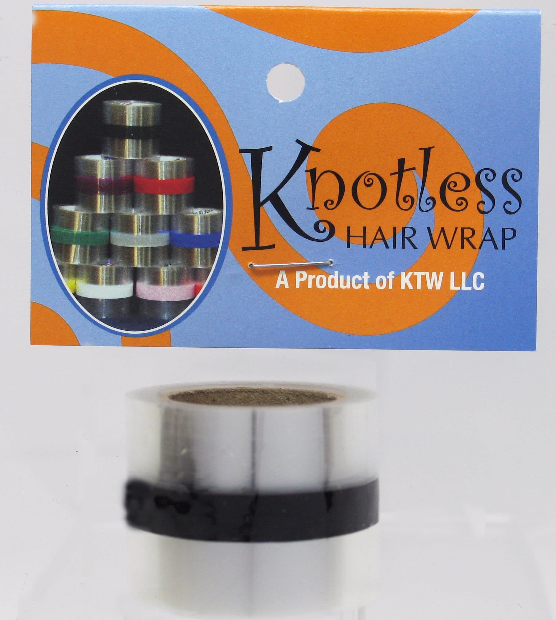 Knotless Hair Wrap Black 5 Ft