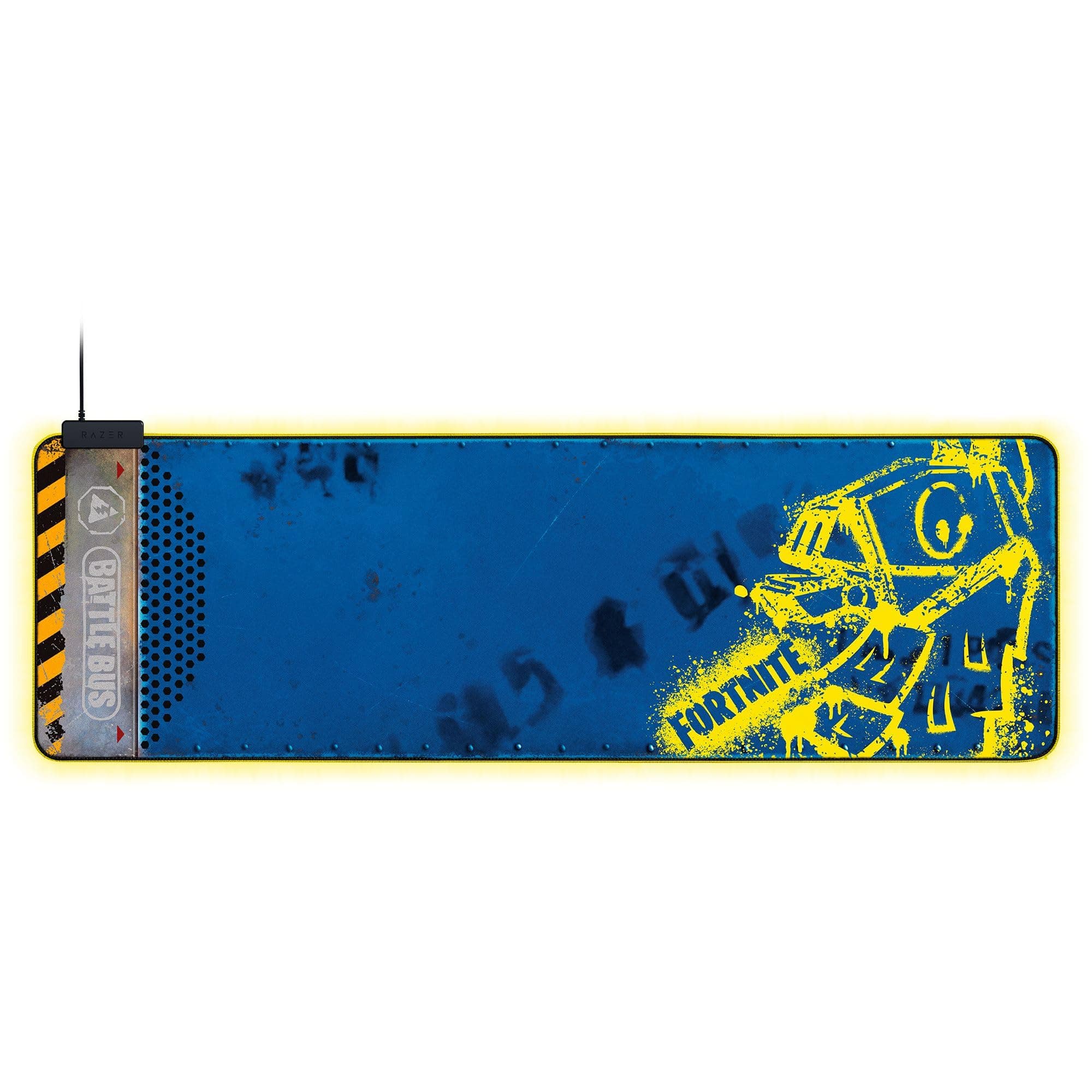 Goliathus Extended Chroma Gaming Mousepad: Customizable Chroma RGB Lighting - Soft, Cloth Material - Balanced Control & Speed - Non-Slip Rubber Base - Fortnite Edition