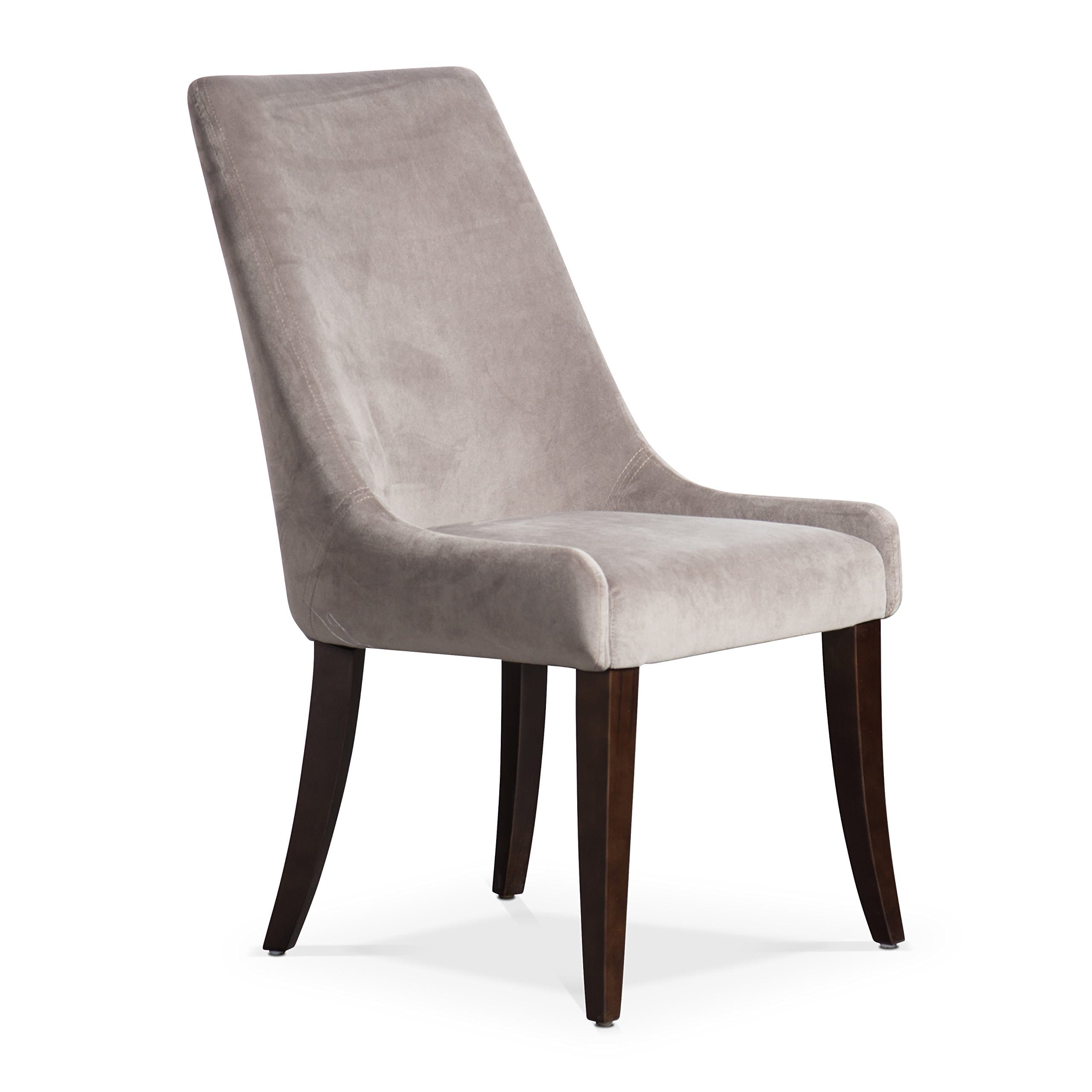 Melati Fabric Chair, Dark Grey Fabric