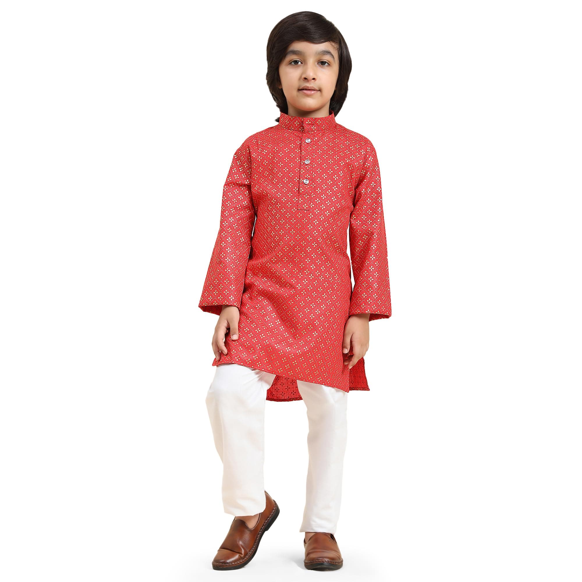 Pro-Ethic Style Developer Boys Cotton Kurta Pajama For Kid's Ethnic Wear | Kurta Pajama set (S-231)