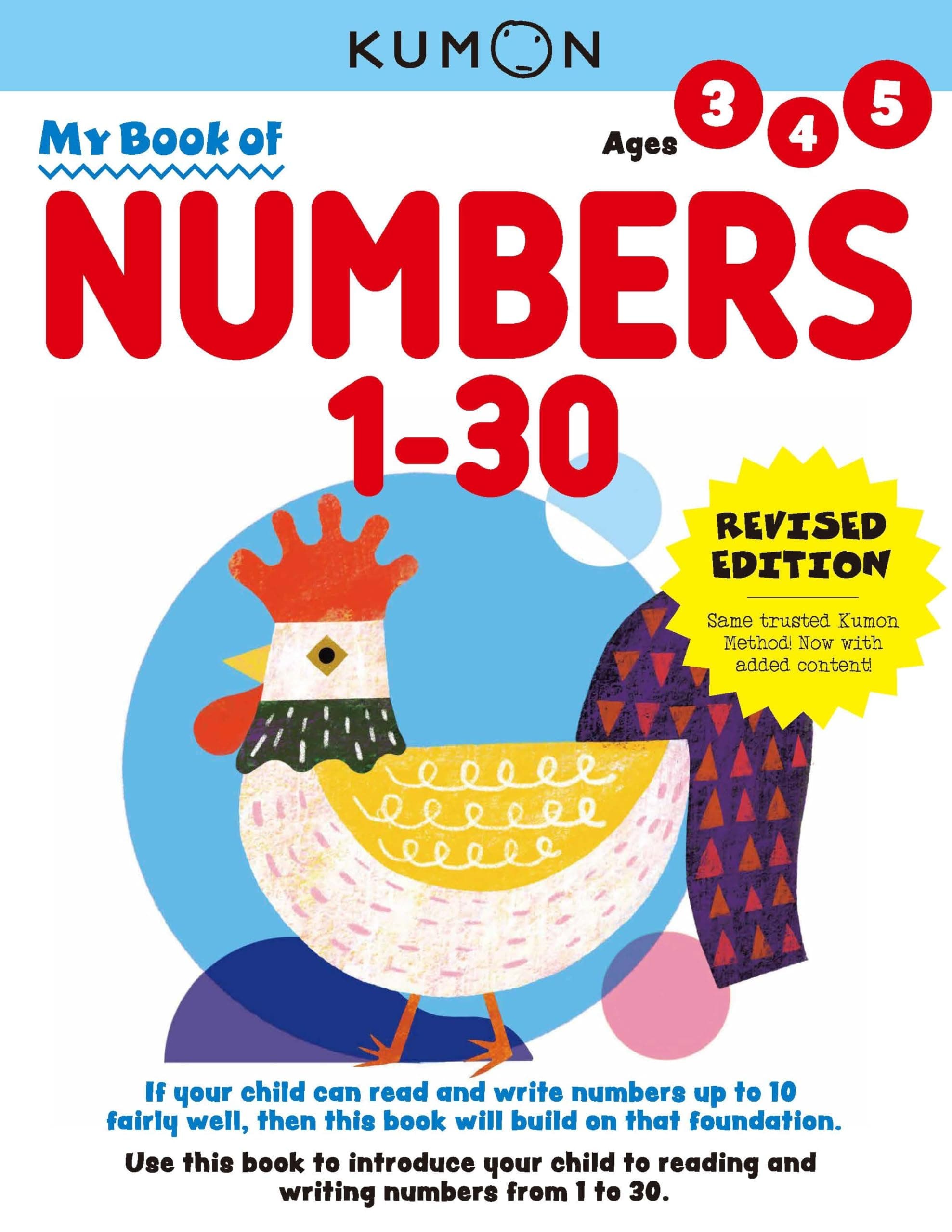 My Book of Numbers 1--30 (Kumon Basic Workbook Series Revision): Revised Ed