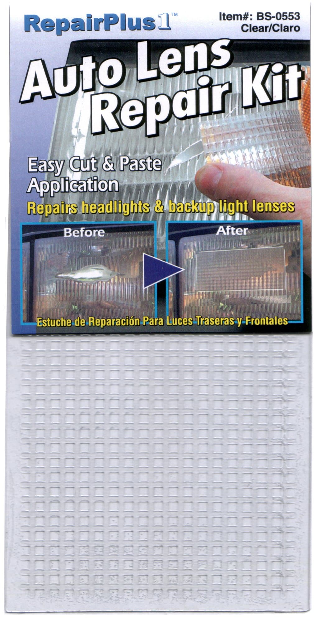 Auto Lens Tail Light Repair Kit (Clear)