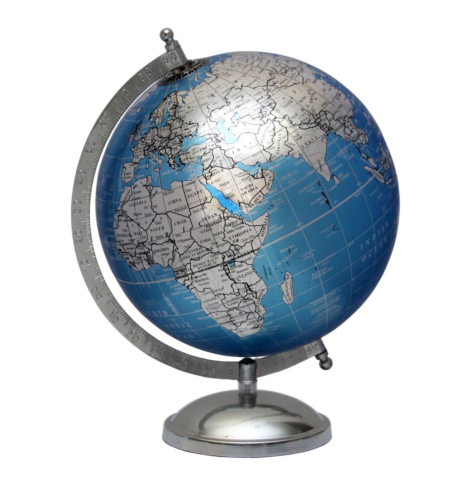 Globe 8 Inches Diameter World Earth Map Gift Office Home Decor Decorative Tabletop Globes