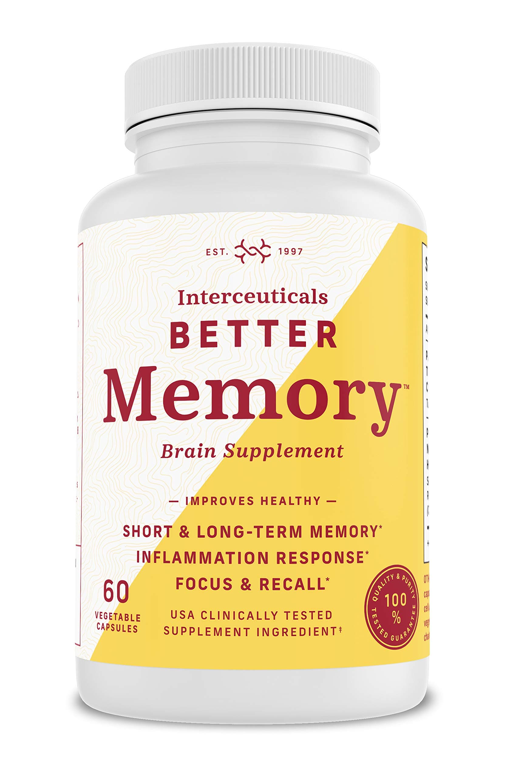 Better Memory - Theracurmin Curcumin 90 mg - Clinically Proven Dose, Improves Focus, Recall, Memory, and Mood* - High Absorption Turmeric Extract* (1 Bottle)