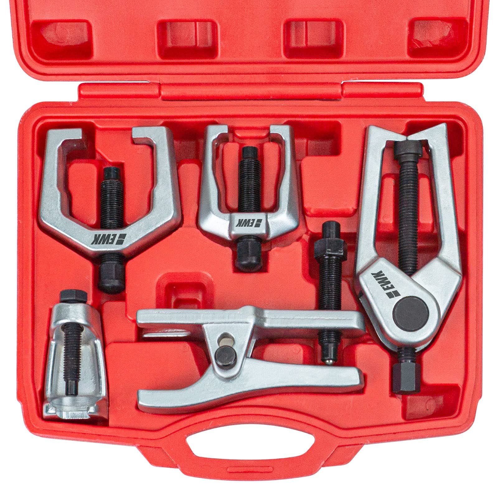 EWK TOOL 5Pc Front End Service Tool Kit Ball Joint Separator Pitman Arm Tie Rod Puller