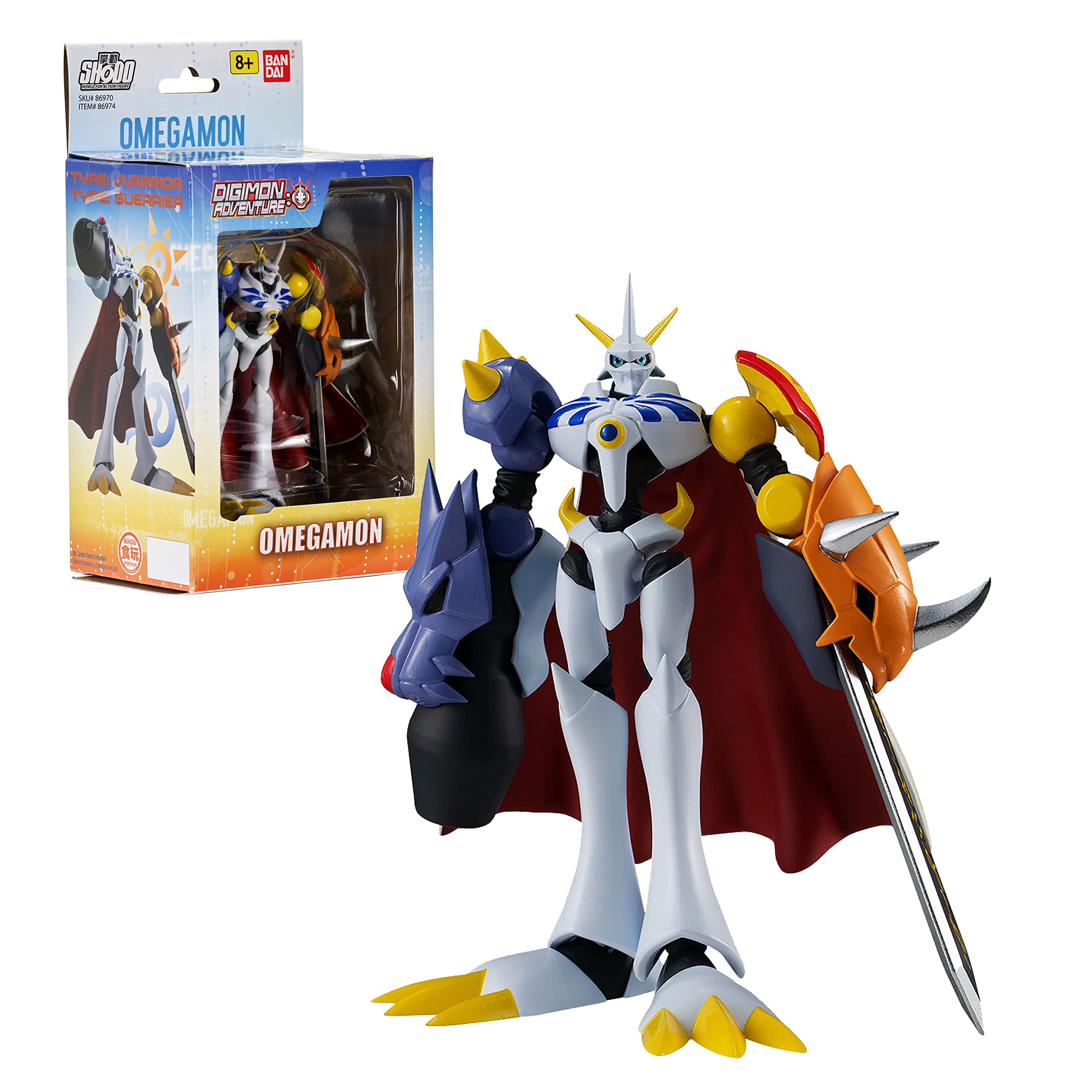 Digimon SHODO 3.5" Figure Omegamon, (86974)