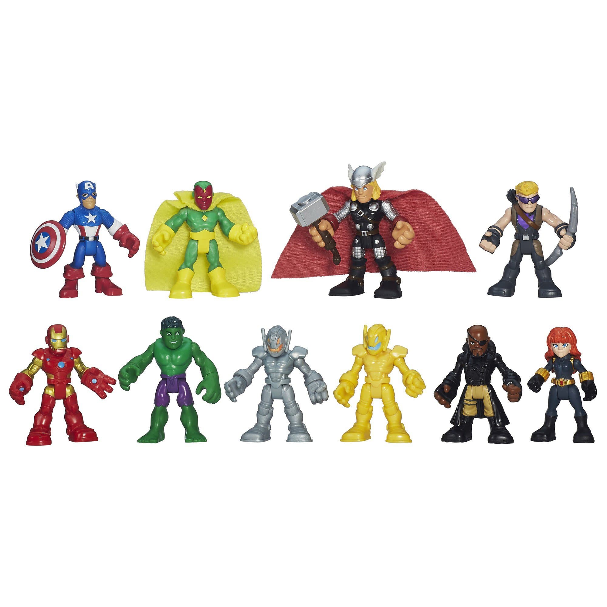Playskool Marvel Adventures Ultimate Super Hero Set, 10 Figures, Ages 3-7