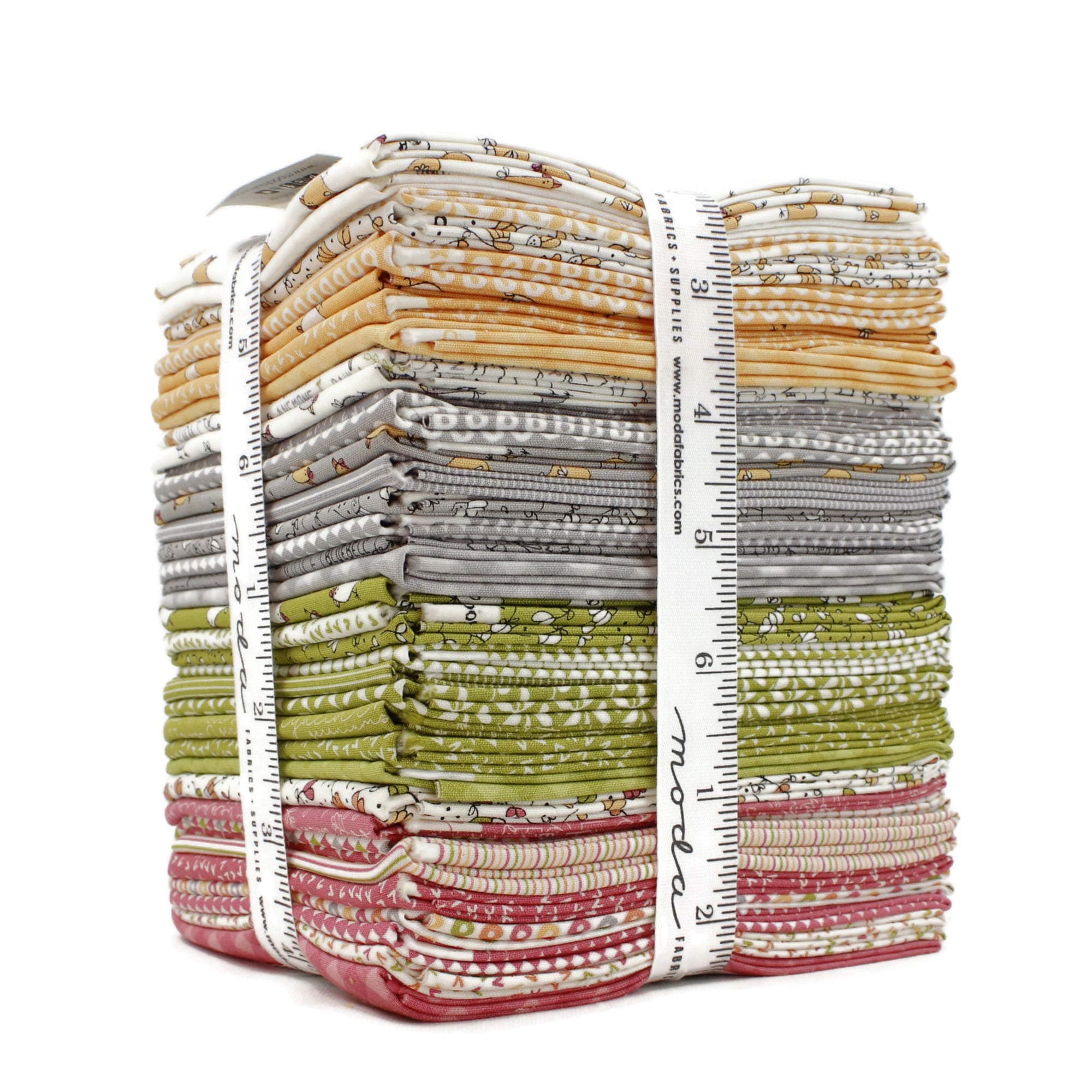 Spring Chicken AB Bundle by Sweetwater; 38 18-inch by 22-inch Precut Fabric Fat Quarters