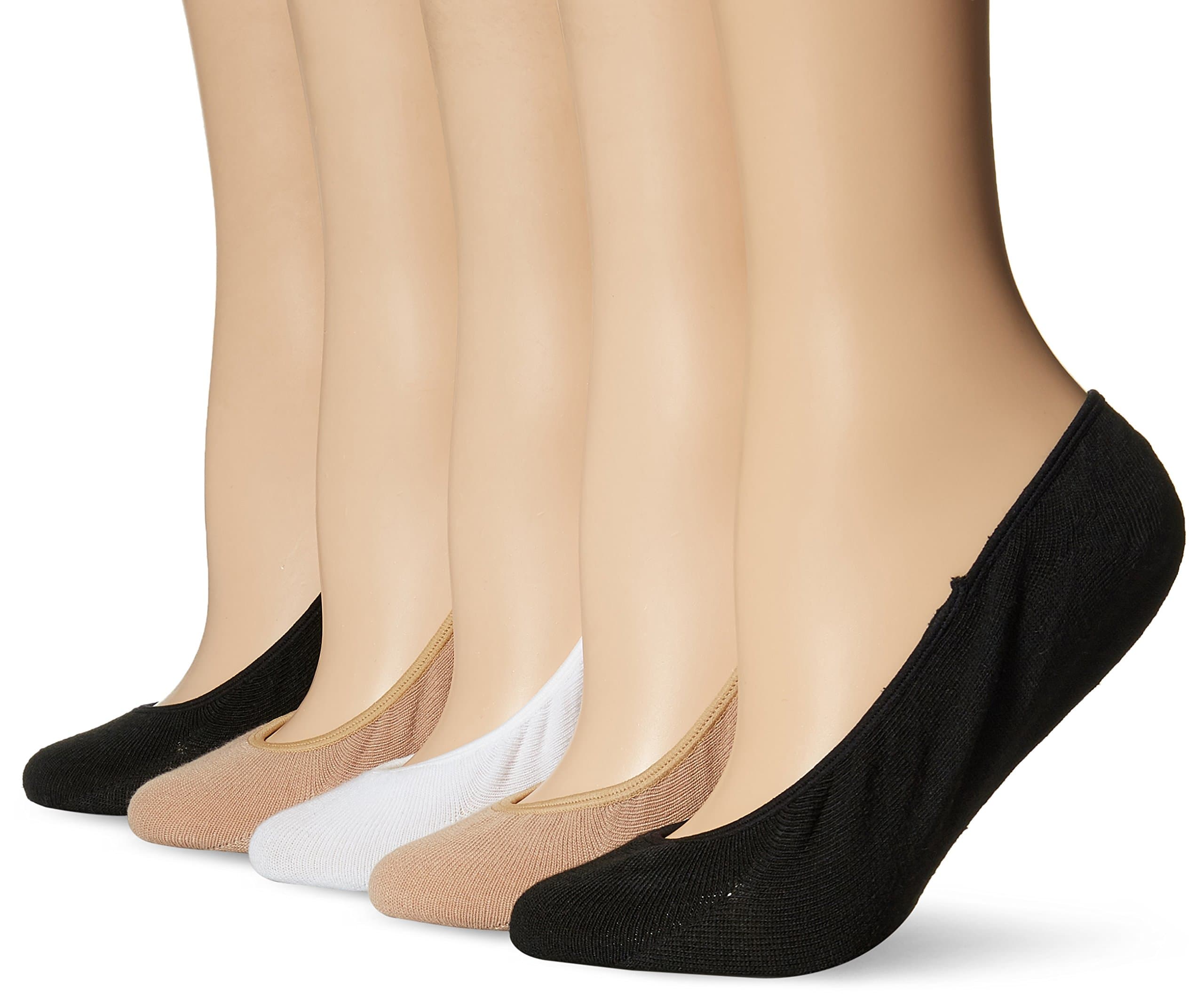 Keds Women's 5 Pack Solid Liner Socks