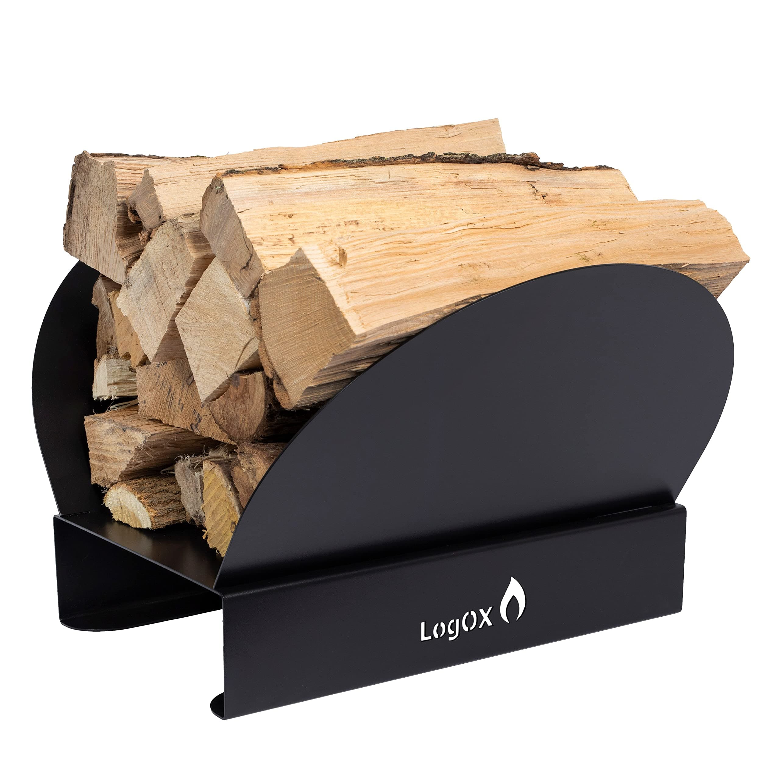 LogOX Hearth Bin, Adjustable Log, Kindling, and Firewood Rack - Made in USA (Patented)