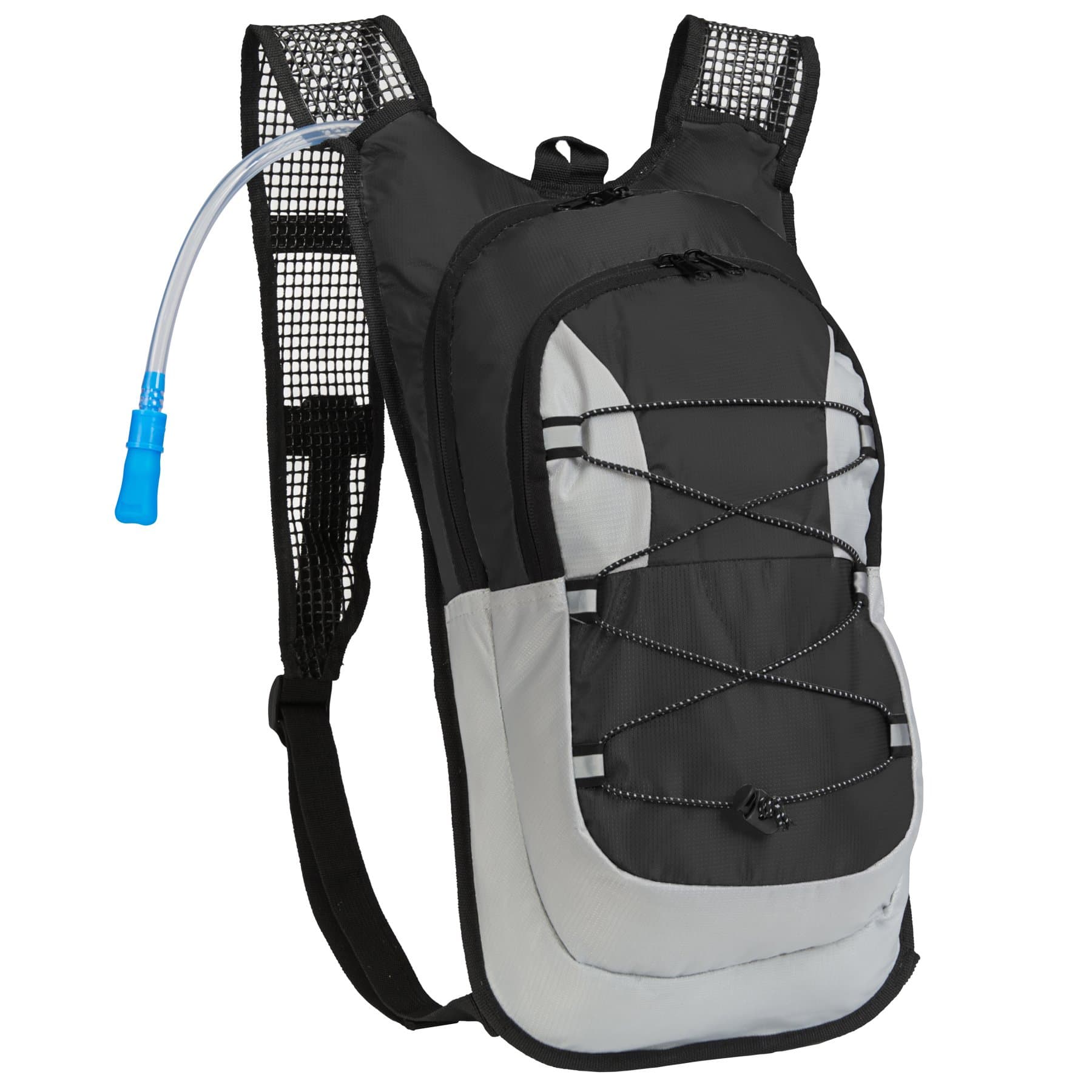 Black Mountain Products Hydration Pack - 2 Liter Water Bladder with Extra Large Storage Compartment