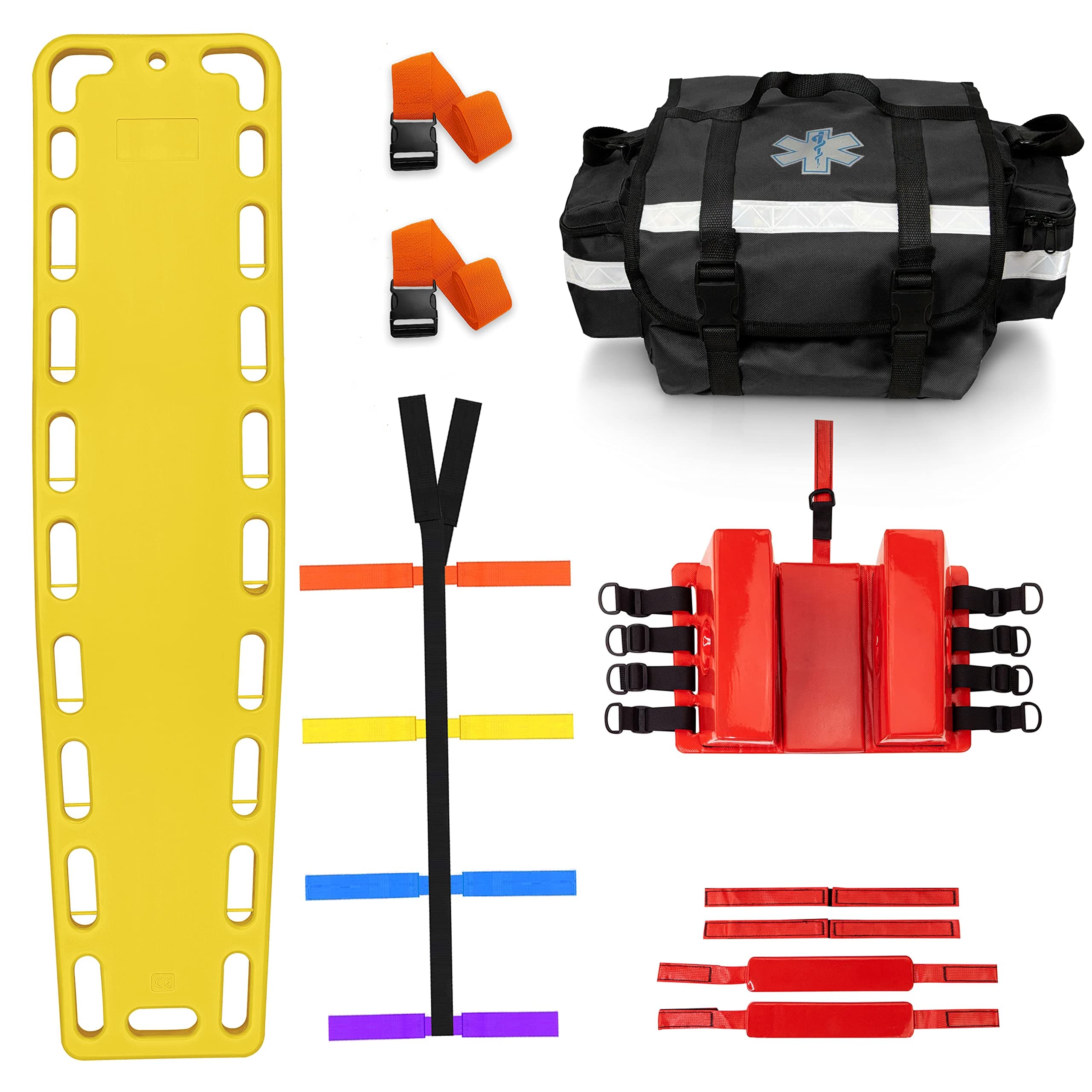 Yellow EMT Backboard Spine Board