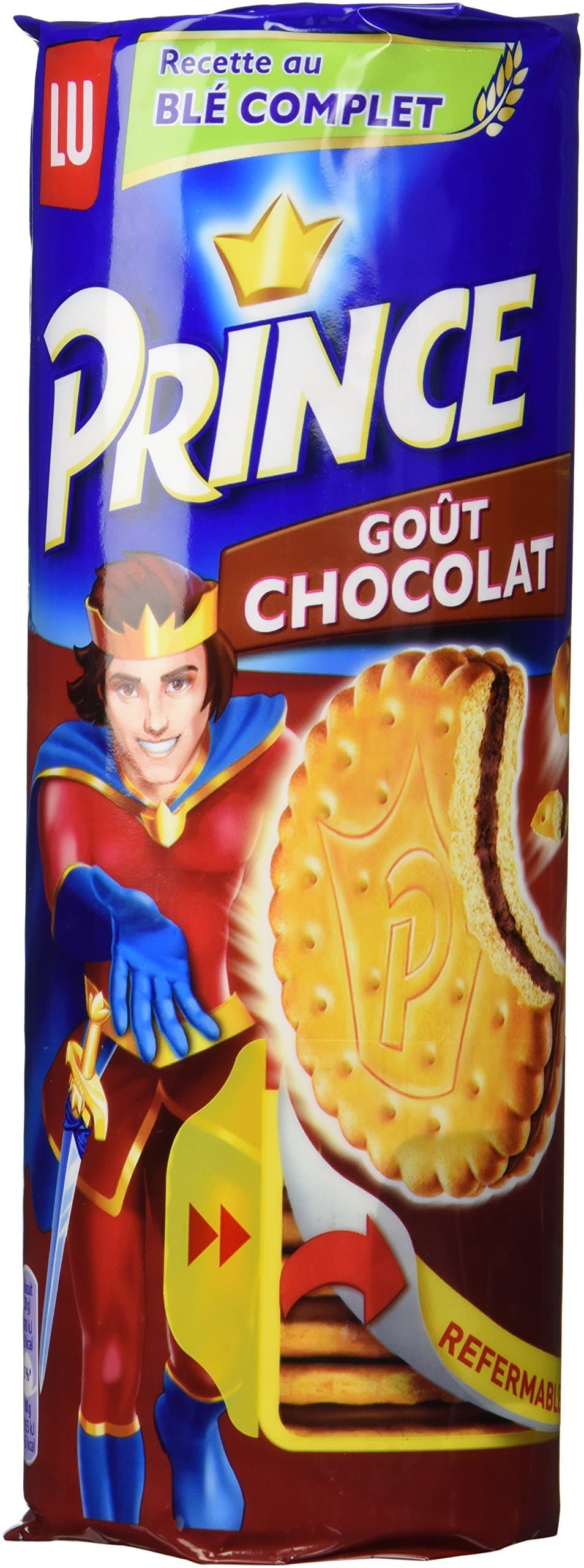 Lu Prince Chocolat Sandwich Cookie with Chocolate