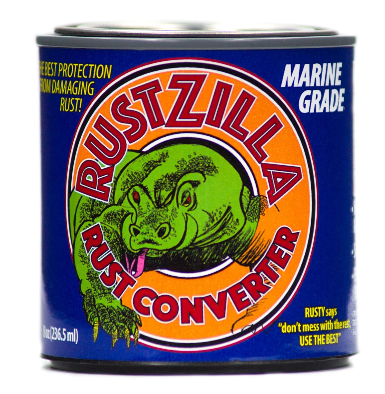 RUSTZILLA 856557004189 Marine Grade Rust Converter and Remover, Professional Strength for All Metals Including Stainless Steel, Steel, Cast-Iron, Quart, 32 oz.