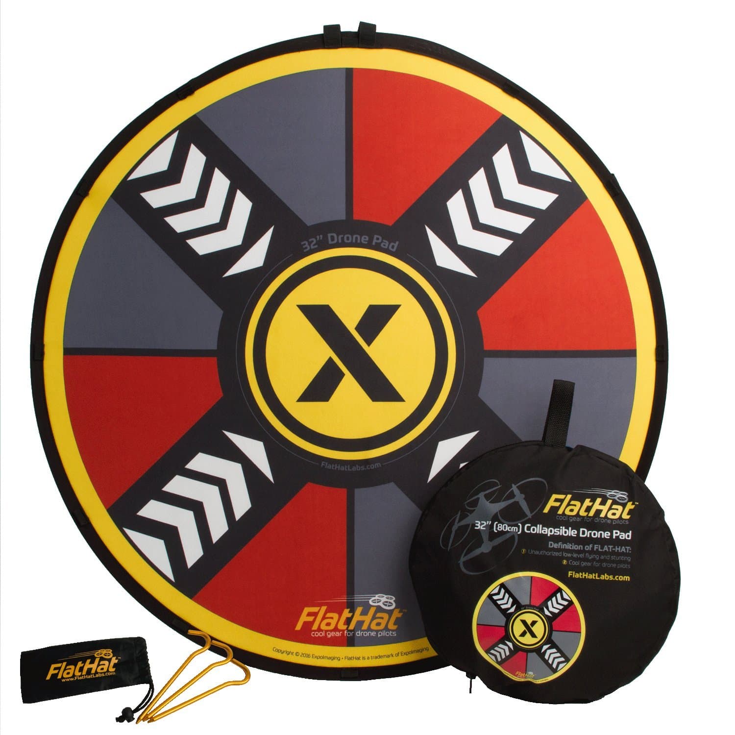 FlatHat 32" (80cm) Collapsible Drone Landing Pad