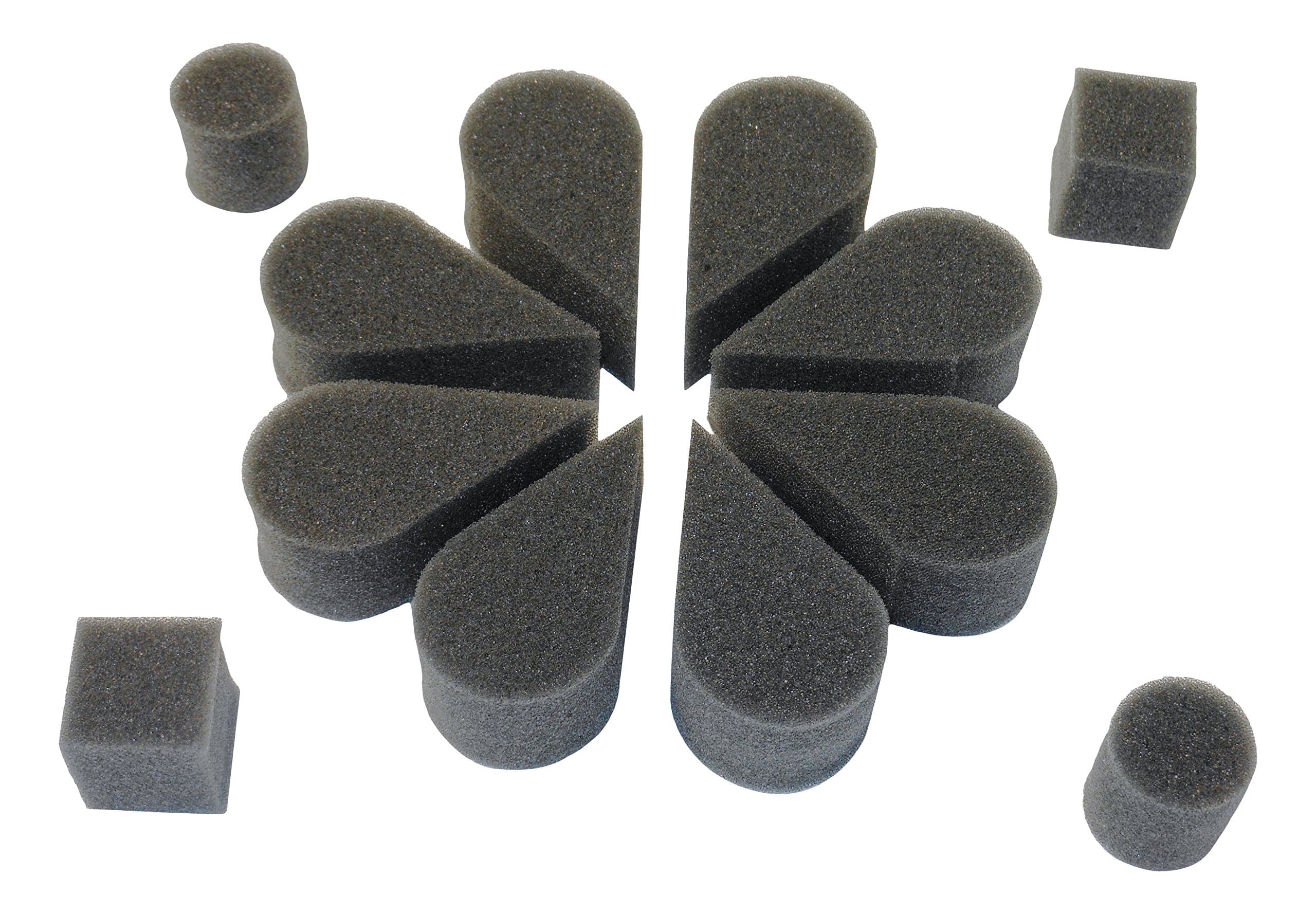 Ruby Red Paint, Inc. SPOPETBK Face Paint/Craft Petal Sponge, Black